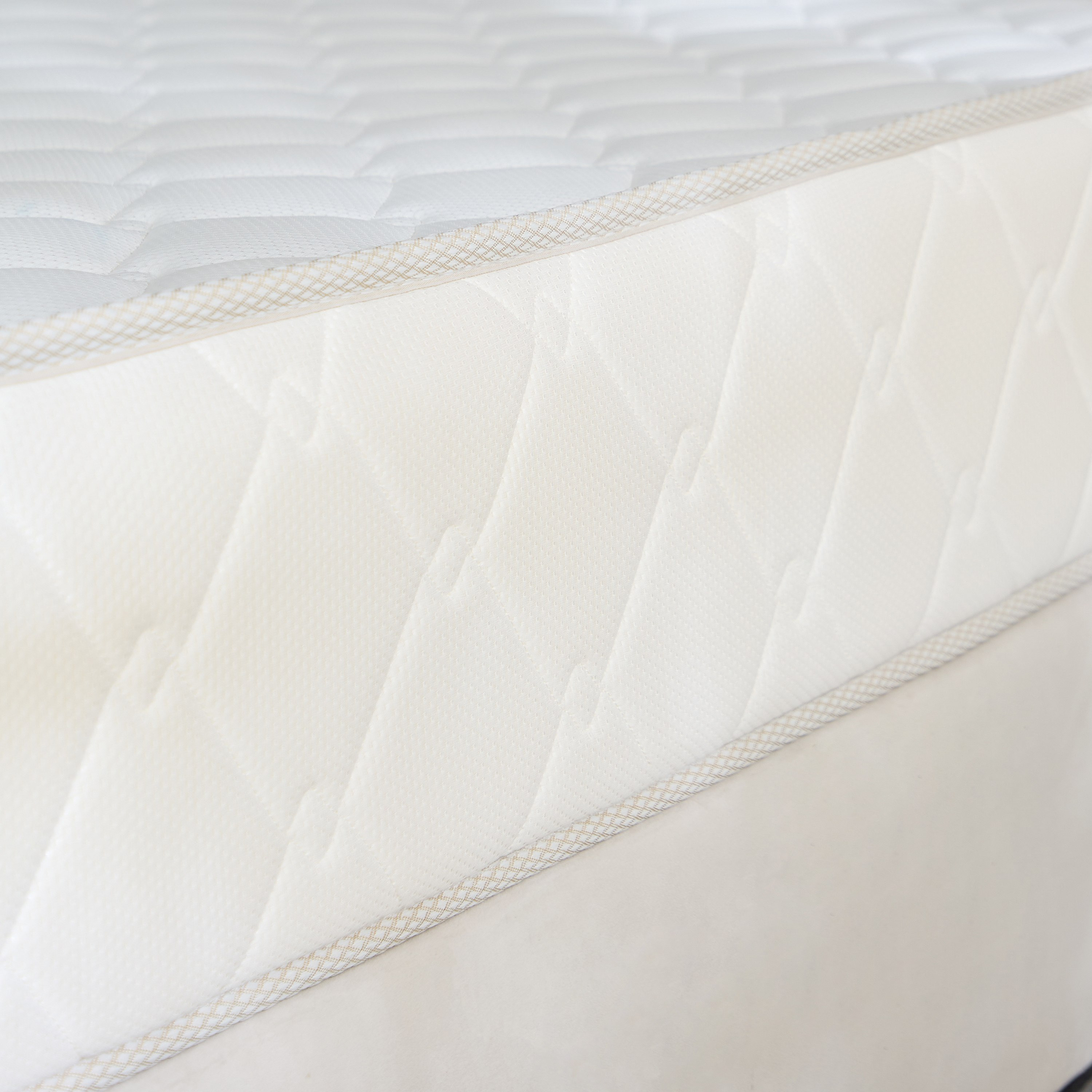 SleepNest iDeluxe Knitted Breathable Fabric Side Foam Encased Bonnell Spring Mattress -180x210x24cm -hbxfurniture-mattresses-king-image-7