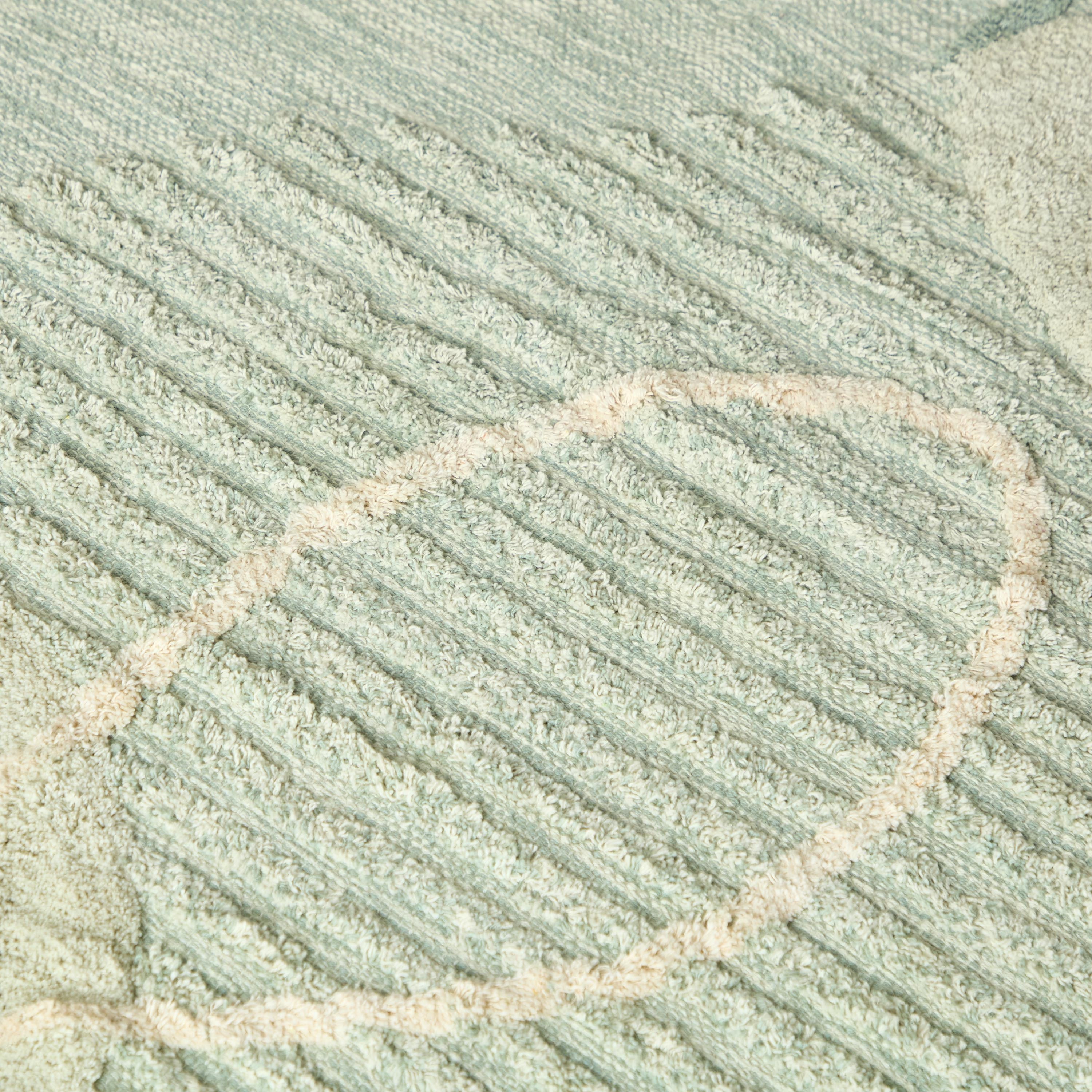 سجادة دوري قطن مخططة فيجا من آيزل - 80x150 سم-hbxdecorandfurnishings-floorcoverings-rugs-image-3