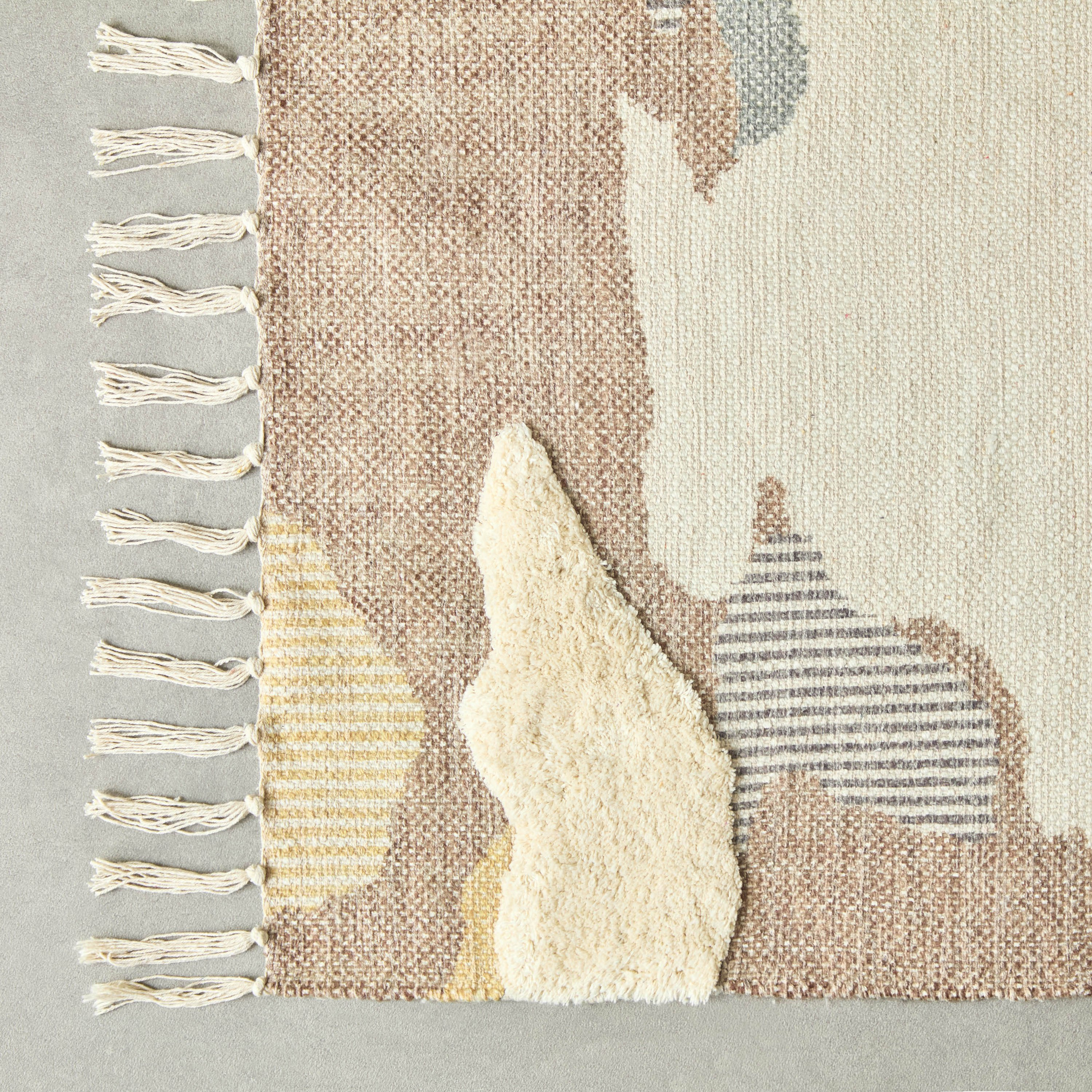 سجادة دوري قطنية ذات خصل بارزة كلاوديا من آيزل - 110x160 سم-hbxdecorandfurnishings-floorcoverings-rugs-image-2