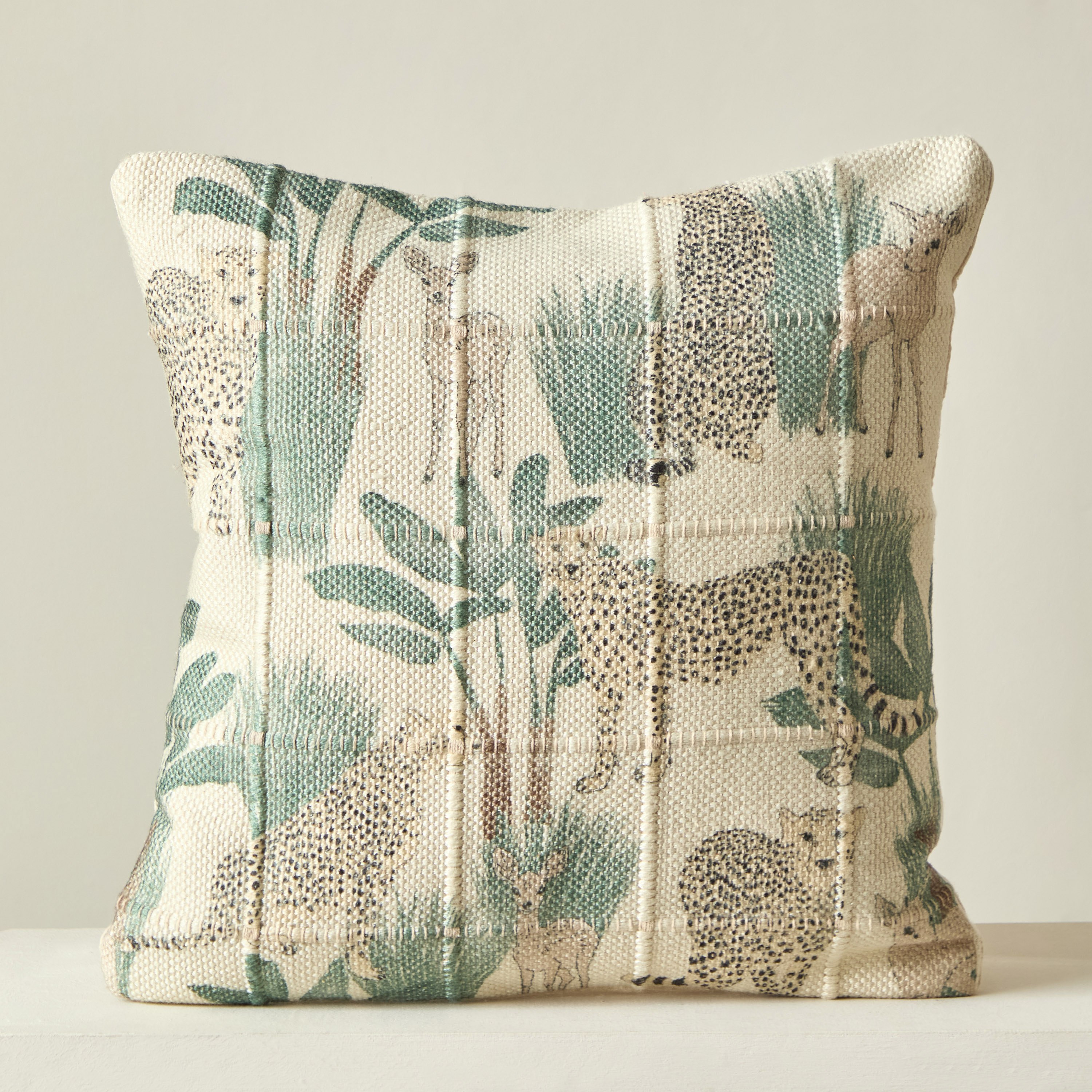 Aizel Vega Printed Overtufted Filled Cushion - 50x50 cm-hbxhomeware-hbxbedroom-image-1