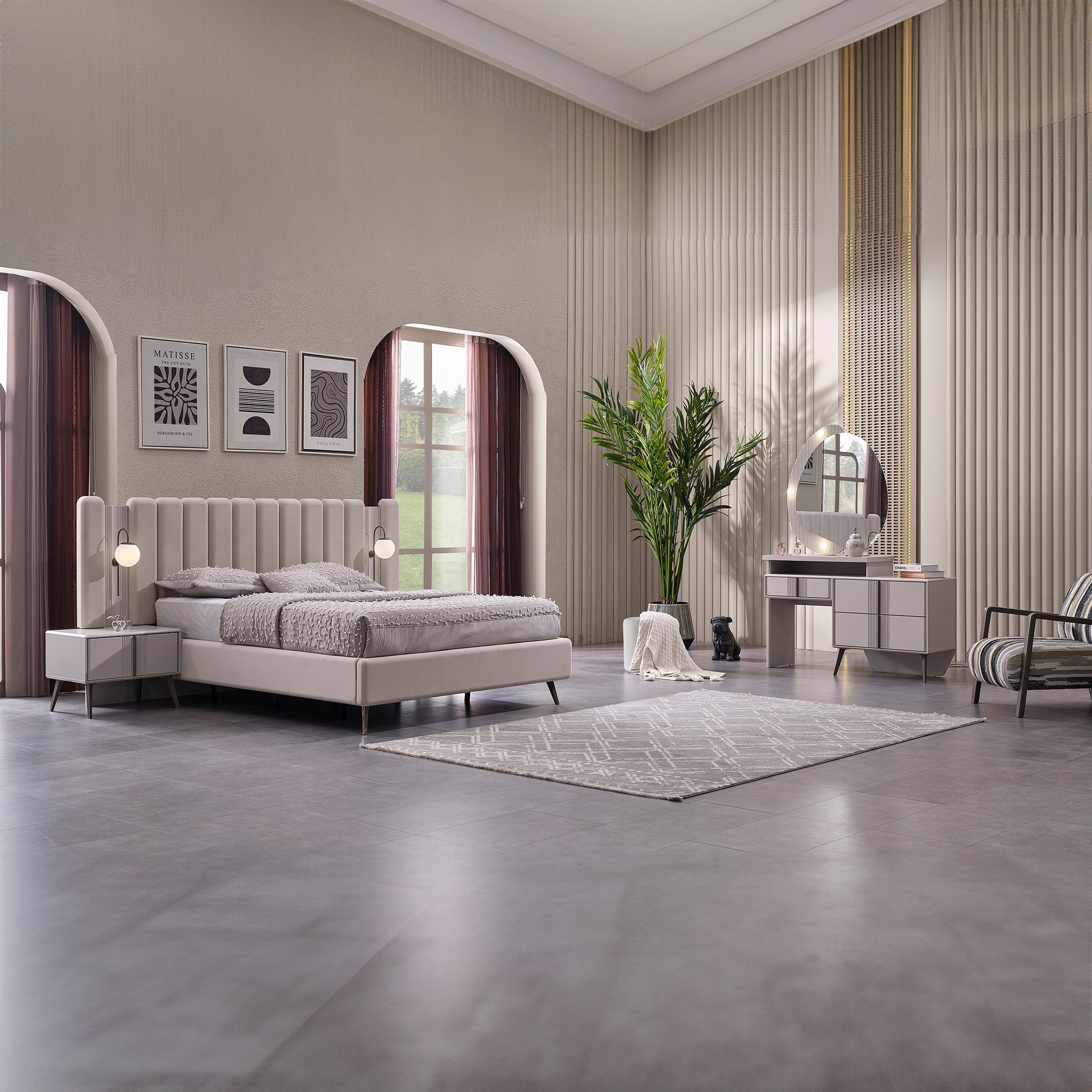 طقم غرفة نوم كينج 6 قطع بسرير هيدروليك من كونراد- 180x200 سم-hbxbedroom-bedsandbedsets-bedroomsets-king-image-18