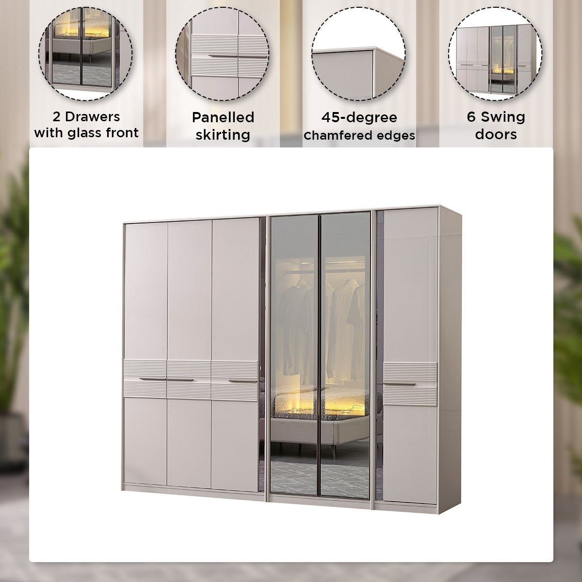 خزانة ملابس 6 أبواب بمرآة من كونراد-hbxfurniture-wardrobes-image-5