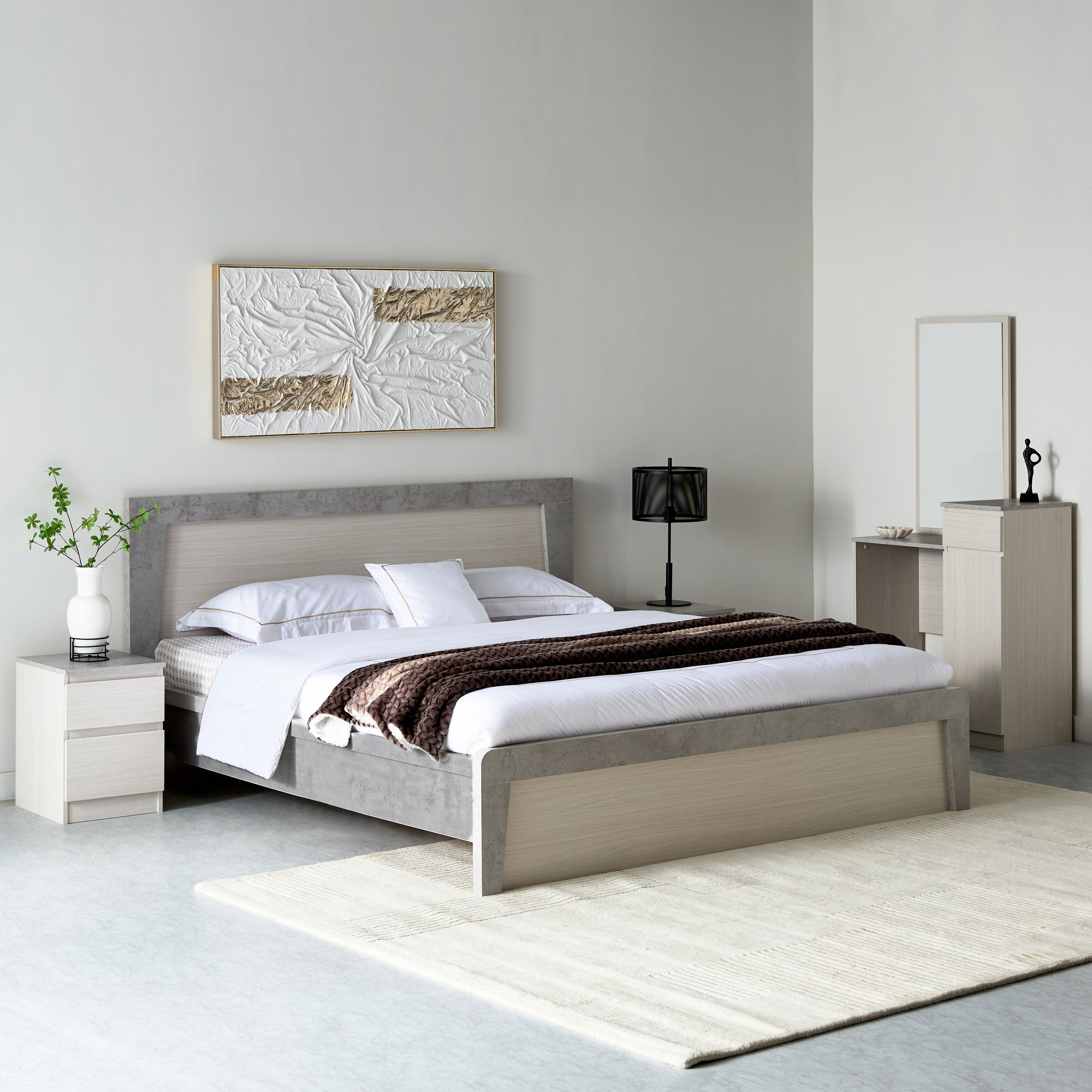 طقم غرفة نوم كينج 5 قطع - برايم نكست من موڤو - 180x200 سم-hbxbedroom-bedsandbedsets-bedroomsets-king-image-13