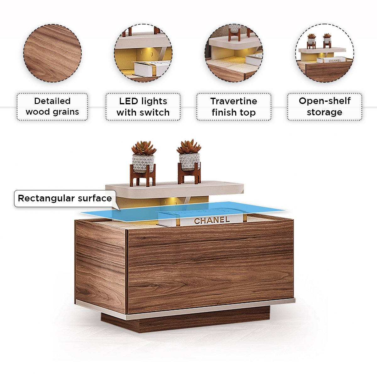 طقم غرفة نوم كينج 6 قطع منجدة بمساحة تخزين هيدروليك من بريستيج - 180x200 سم-hbxbedroom-bedsandbedsets-bedroomsets-king-image-7