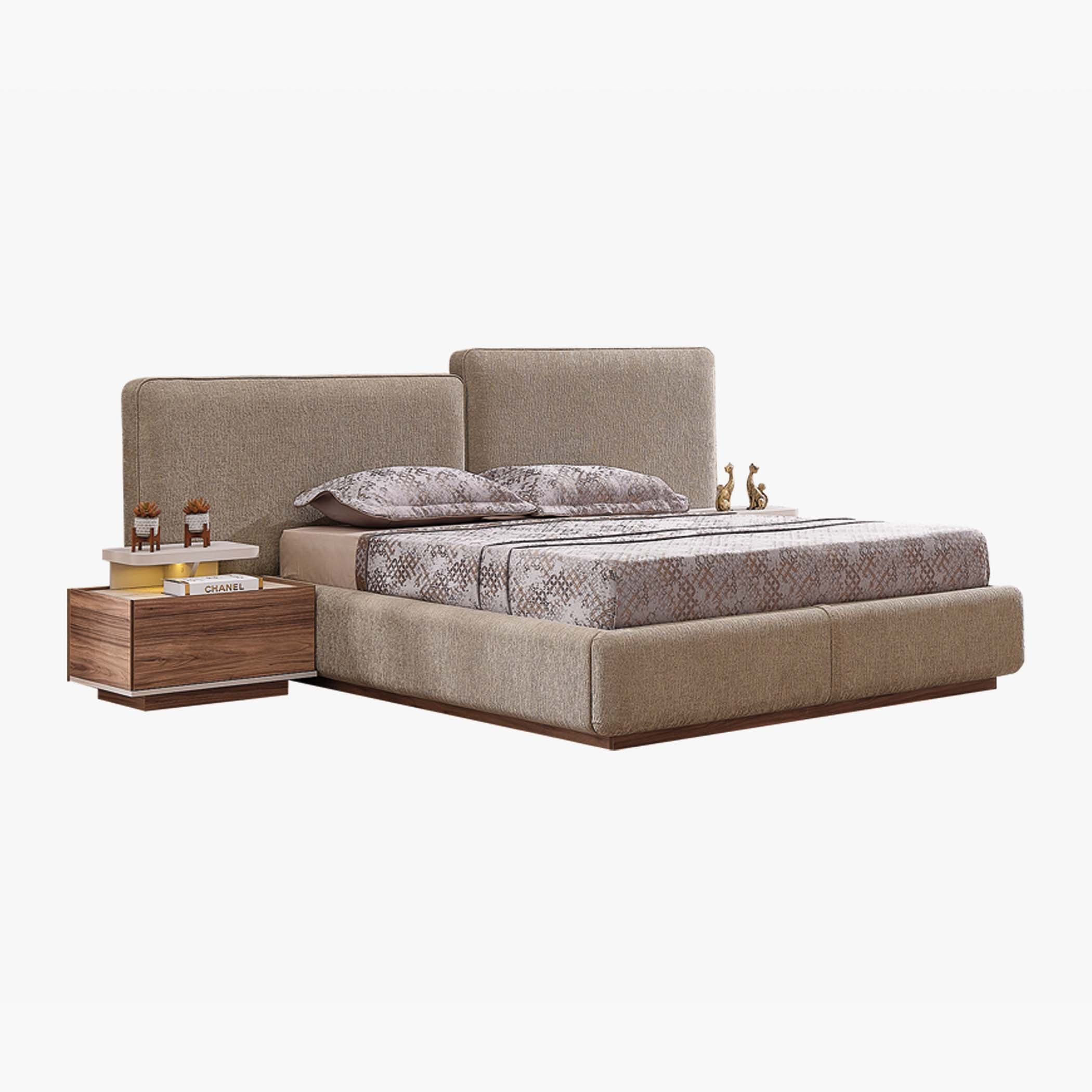 طقم غرفة نوم كينج 6 قطع منجدة بمساحة تخزين هيدروليك من بريستيج - 180x200 سم-hbxbedroom-bedsandbedsets-bedroomsets-king-image-12