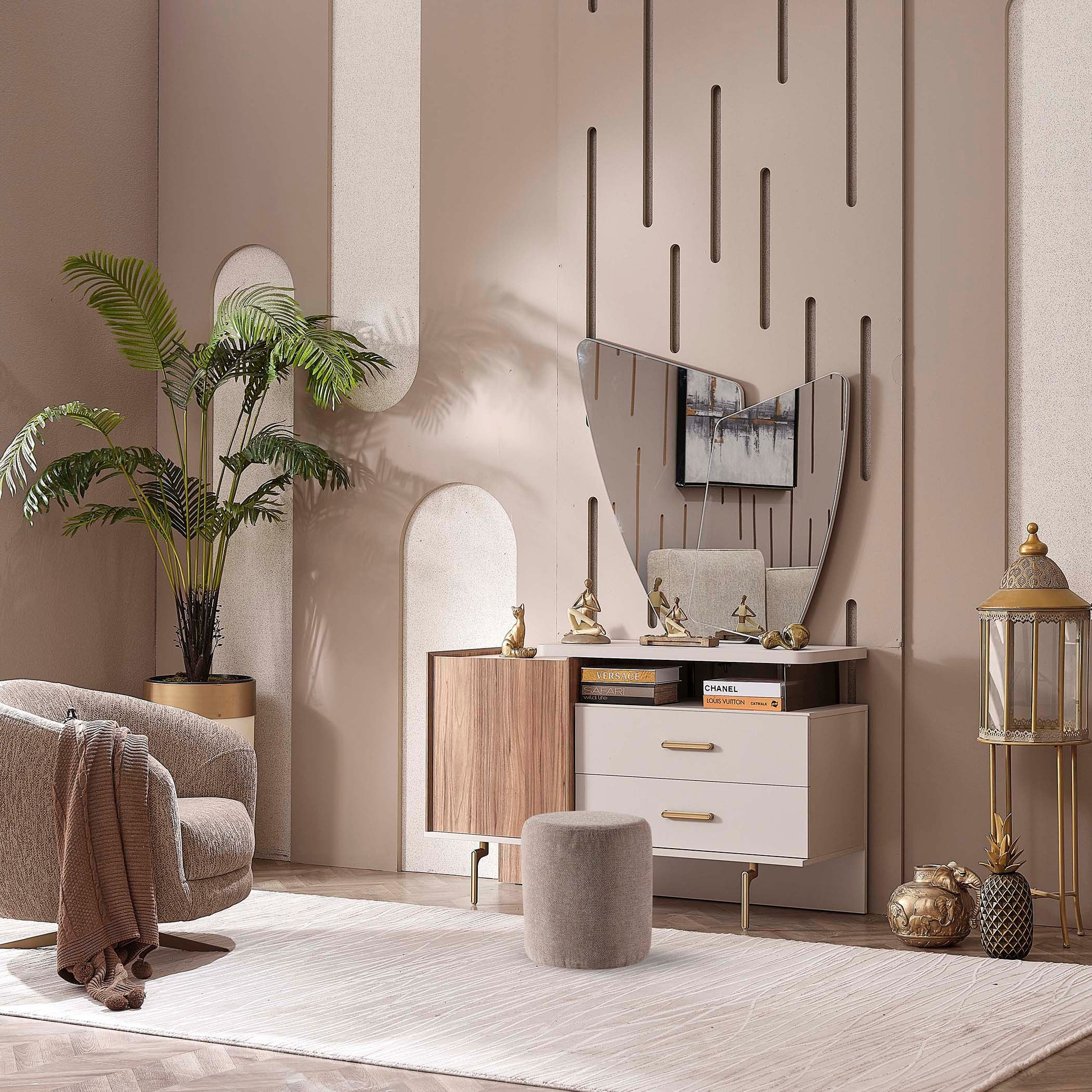 طقم غرفة نوم كينج 6 قطع منجدة بمساحة تخزين هيدروليك من بريستيج - 180x200 سم-hbxbedroom-bedsandbedsets-bedroomsets-king-image-13
