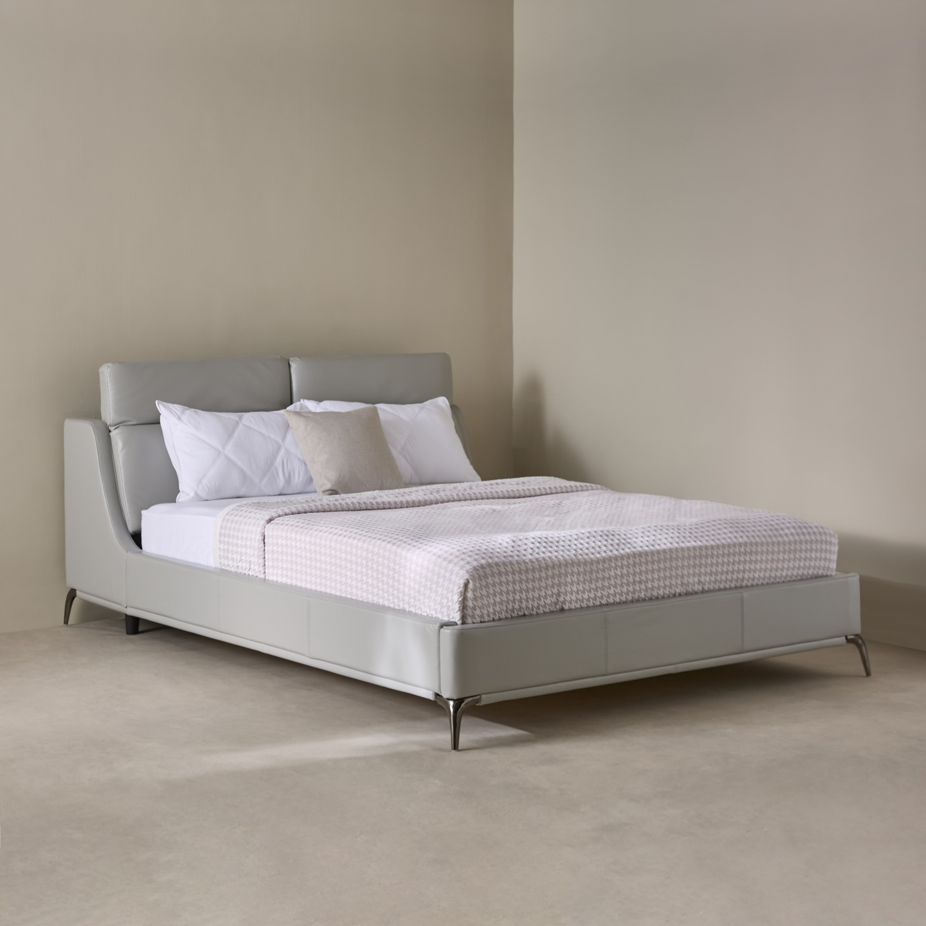 سرير كوين ذكي منجد ومتعدد الوظائف من مارويل زينيث - 160x200 سم-hbxbedroom-bedsandbedsets-beds-queen-image-1