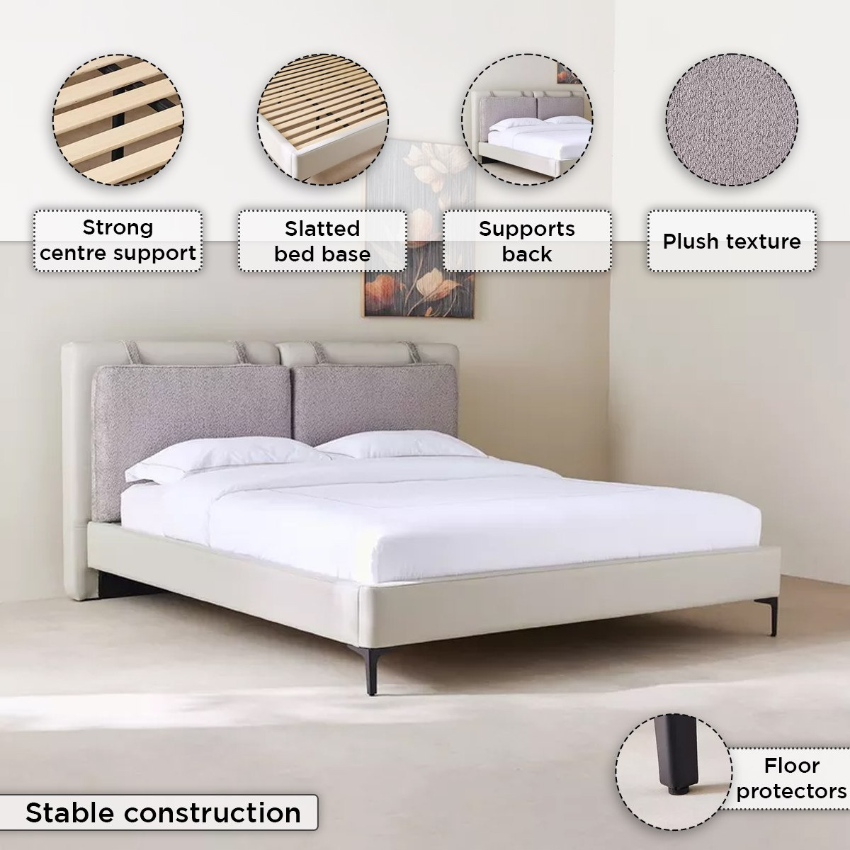 سرير كينج منجد من مارويل ويليس - 180x200 سم-hbxfurniture-bedsandbedsets-beds-king-image-6