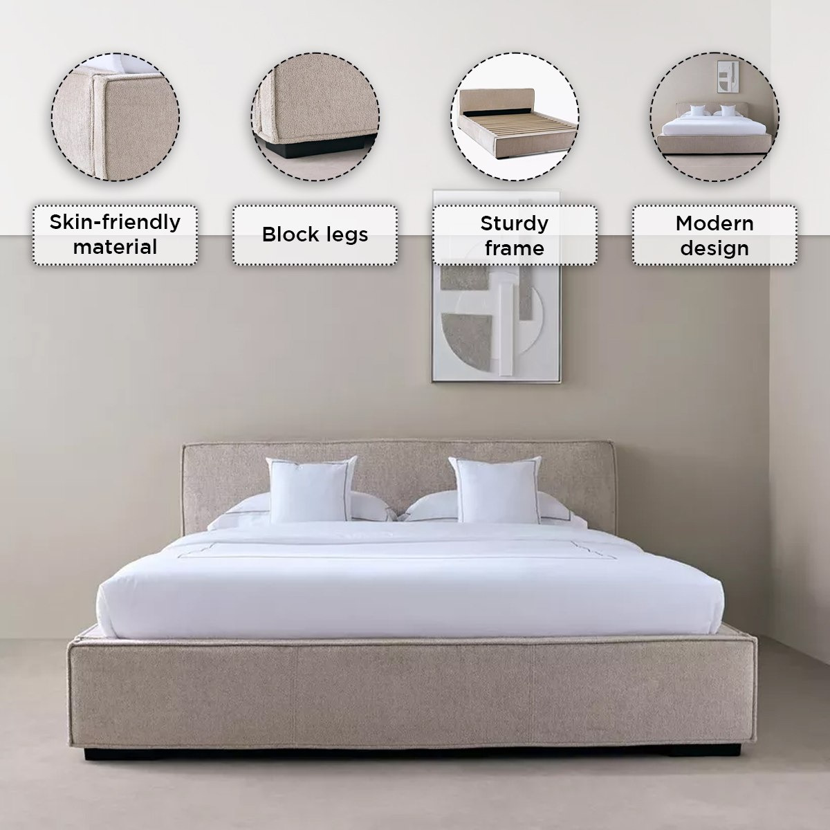 سرير كينج منجد من ماين أوسلو - 180x200 سم-hbxfurniture-bedsandbedsets-beds-king-image-7