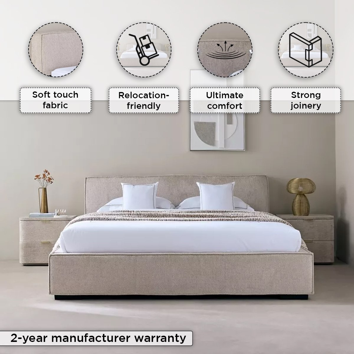 سرير كينج منجد من ماين أوسلو - 180x200 سم-hbxfurniture-bedsandbedsets-beds-king-image-5