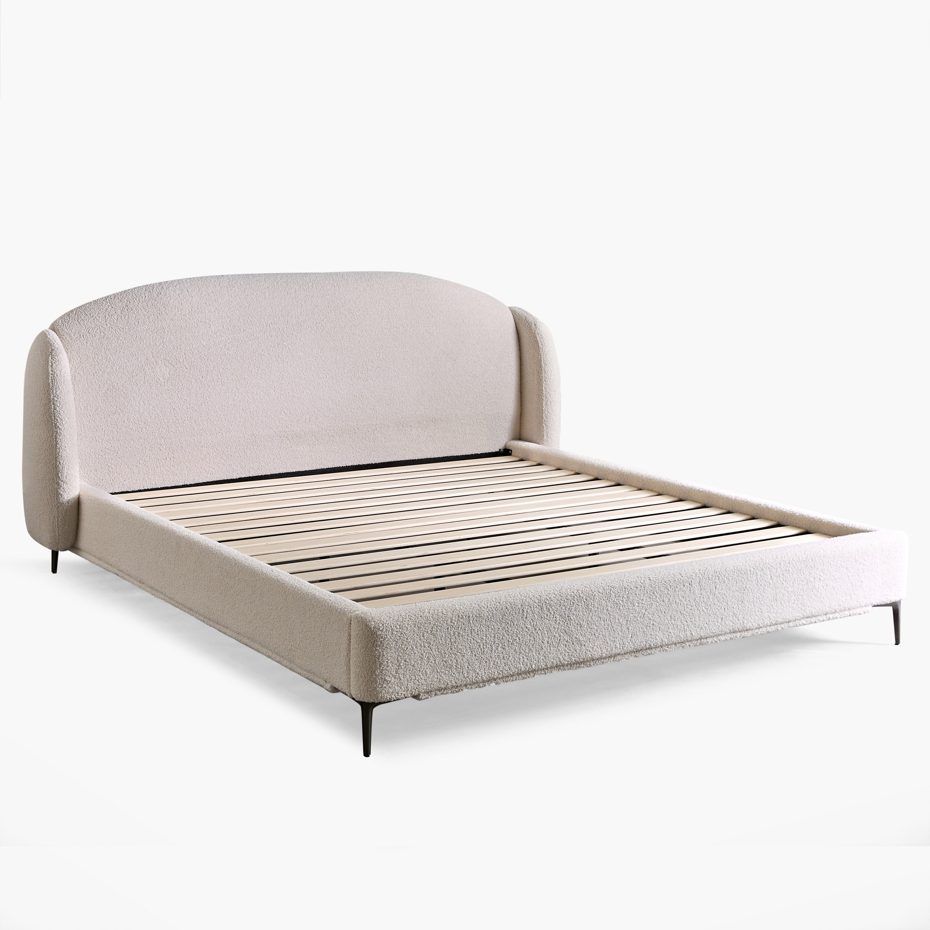 Dona Frankfurt King Upholstered Bed - 180x200 cm-hbxfurniture-bedsandbedsets-beds-king-image-7