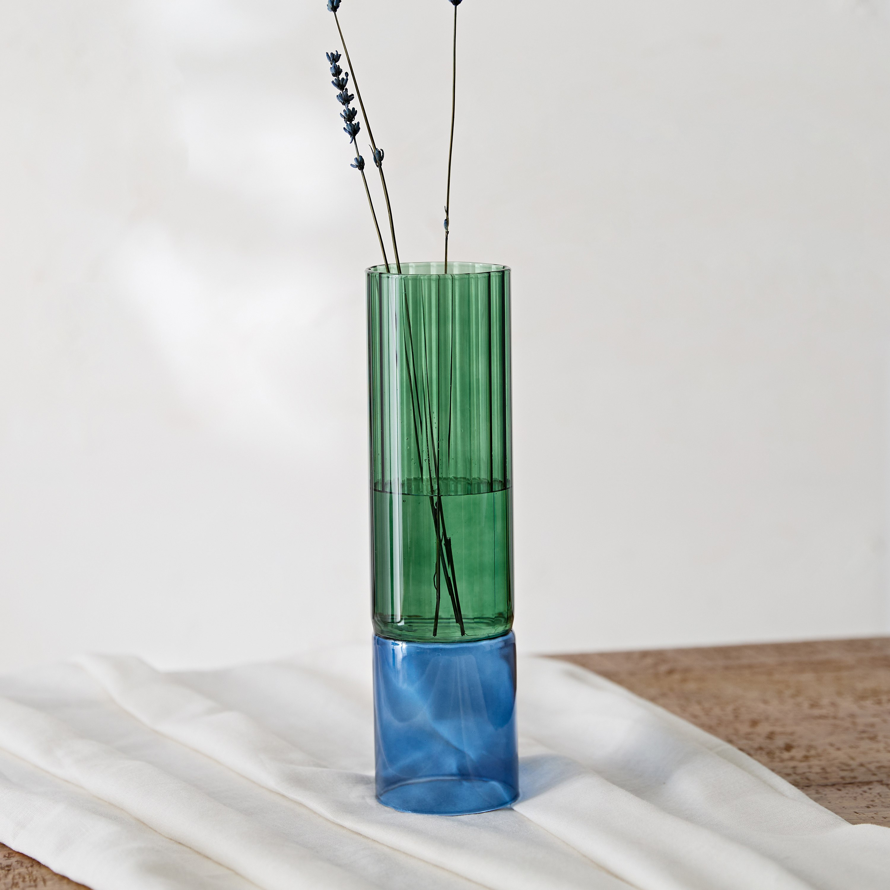 Reva Glass Vase - 8x8x30 cm-hbxhomeware-hbxdecorandfurnishings-image-1