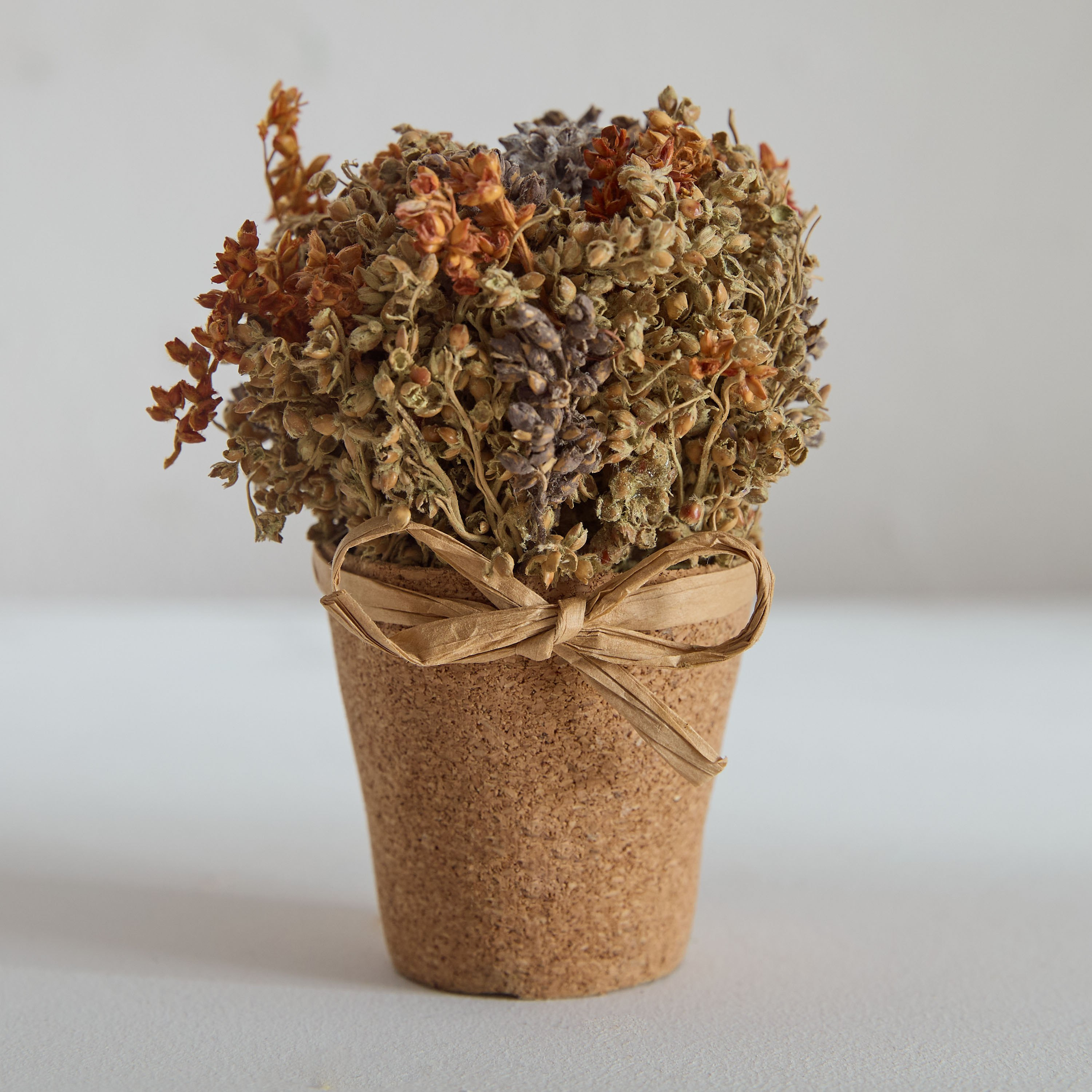 باقة زهور هارفيست في وعاء مستدير من كيفن- 7x7x10 سم-hbxdecorandfurnishings-homeaccessories-artificialflowersandplants-image-1