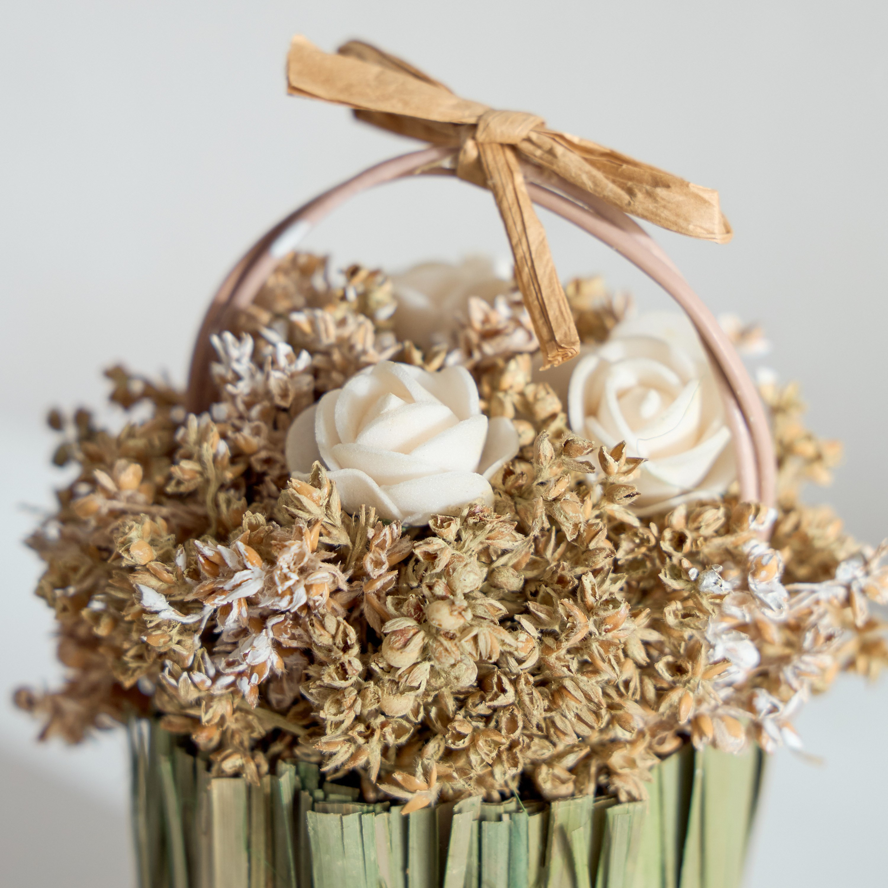 باقة زهور في سلة من كيفن - 9x9x13 سم-hbxdecorandfurnishings-homeaccessories-artificialflowersandplants-image-3