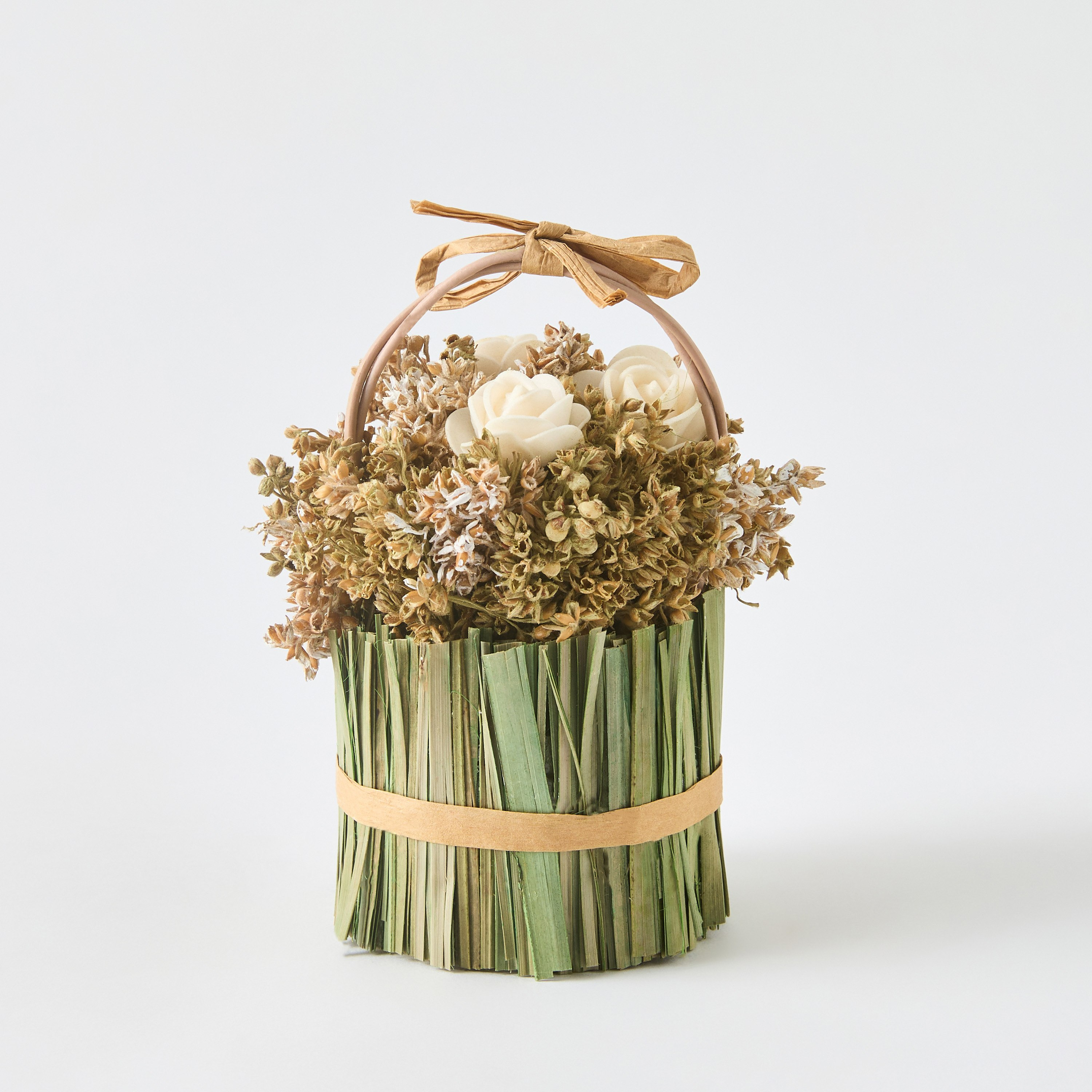 باقة زهور في سلة من كيفن - 9x9x13 سم-hbxdecorandfurnishings-homeaccessories-artificialflowersandplants-image-5