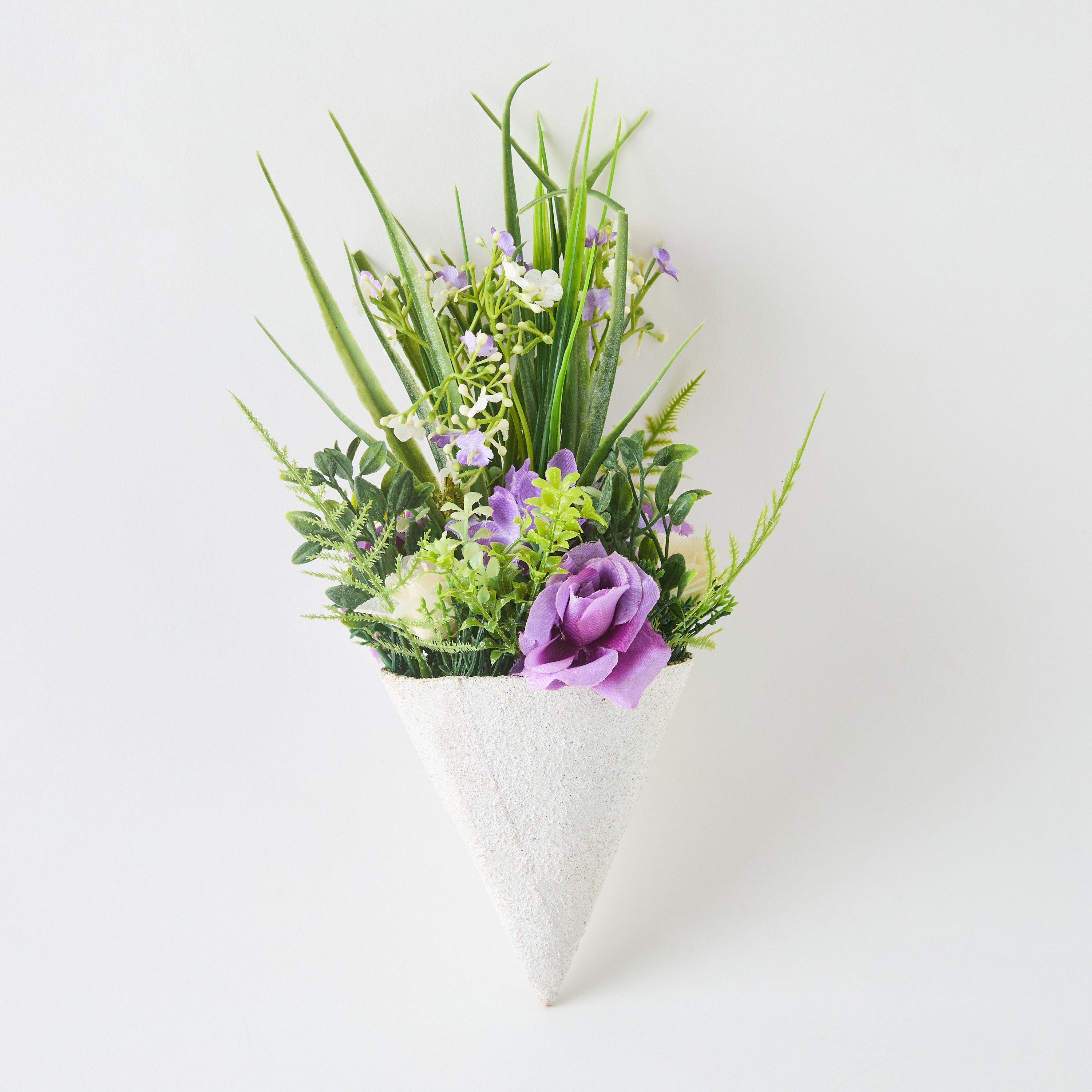 Caven Rose Arrangement in Conical Shape Metal Planter with Stand - 15x15x34 cm-PROMO_HB_AE_B1G1_250925-image-5