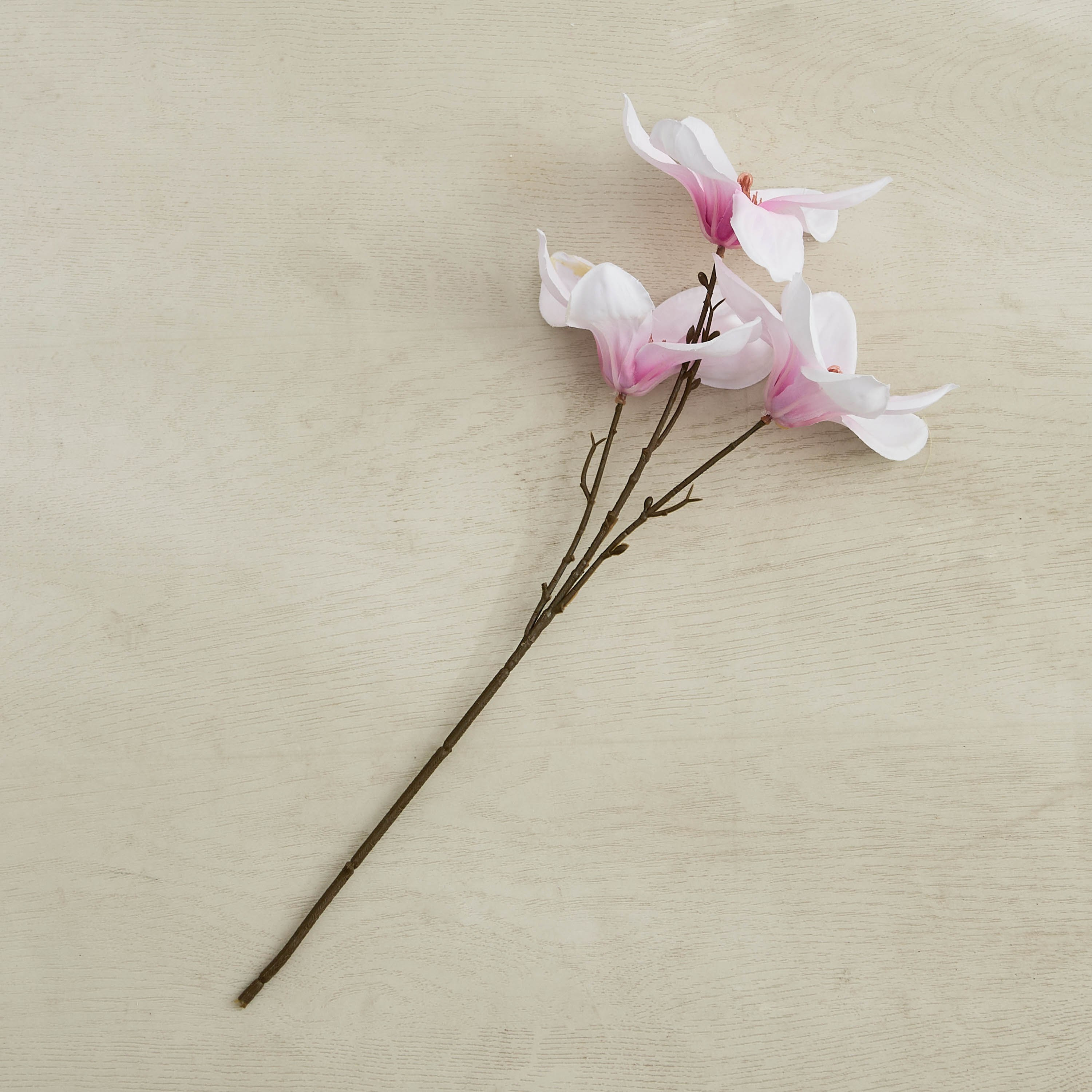 باقة ماجنوليا بثلاث رؤوس من ليارا - 45 سم-hbxdecorandfurnishings-homeaccessories-artificialflowersandplants-image-4