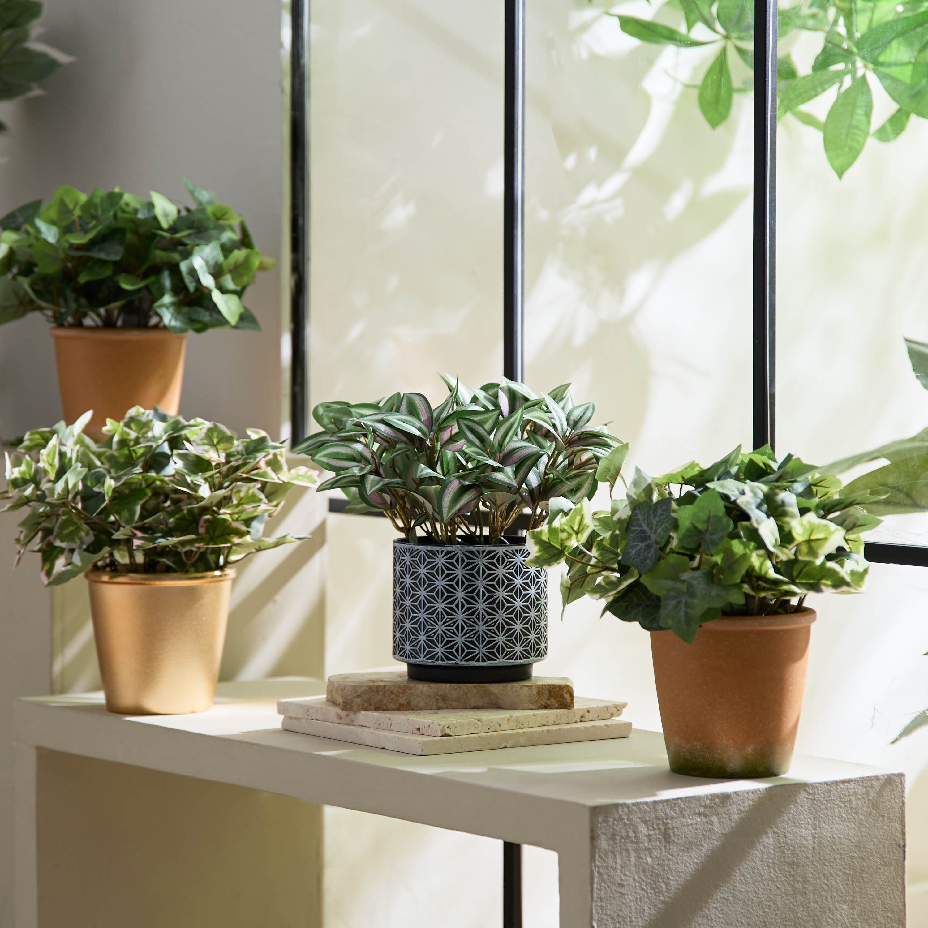 Liara Ivy Leaves Potted Plant - 28 cm-PROMO_HB_AE_B1G1_250925-image-4