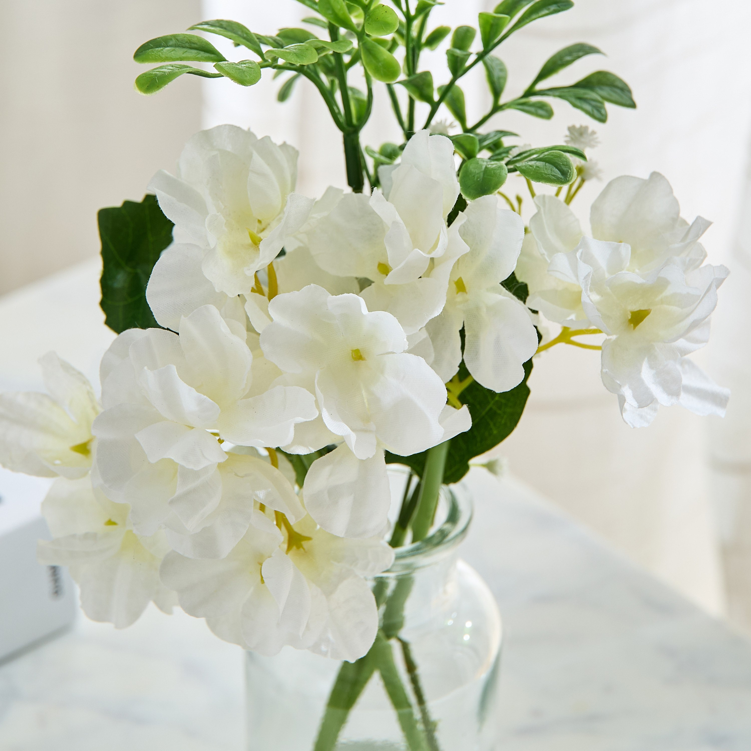 باقة زهور كوبية مع مياه في قارورة زجاج من ليارا - 33 سك-hbxdecorandfurnishings-homeaccessories-artificialflowersandplants-image-2