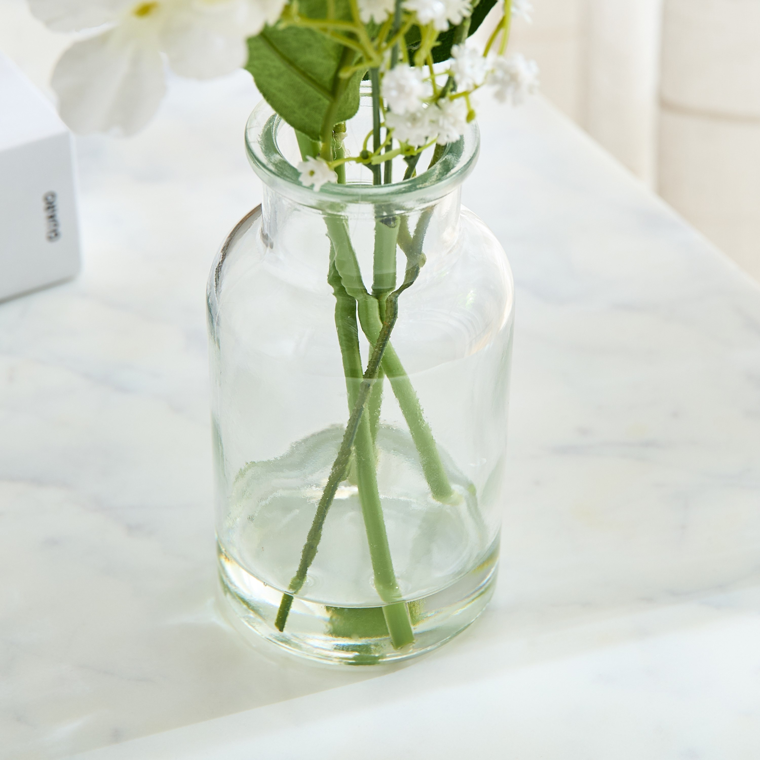 باقة زهور كوبية مع مياه في قارورة زجاج من ليارا - 33 سك-hbxdecorandfurnishings-homeaccessories-artificialflowersandplants-image-3