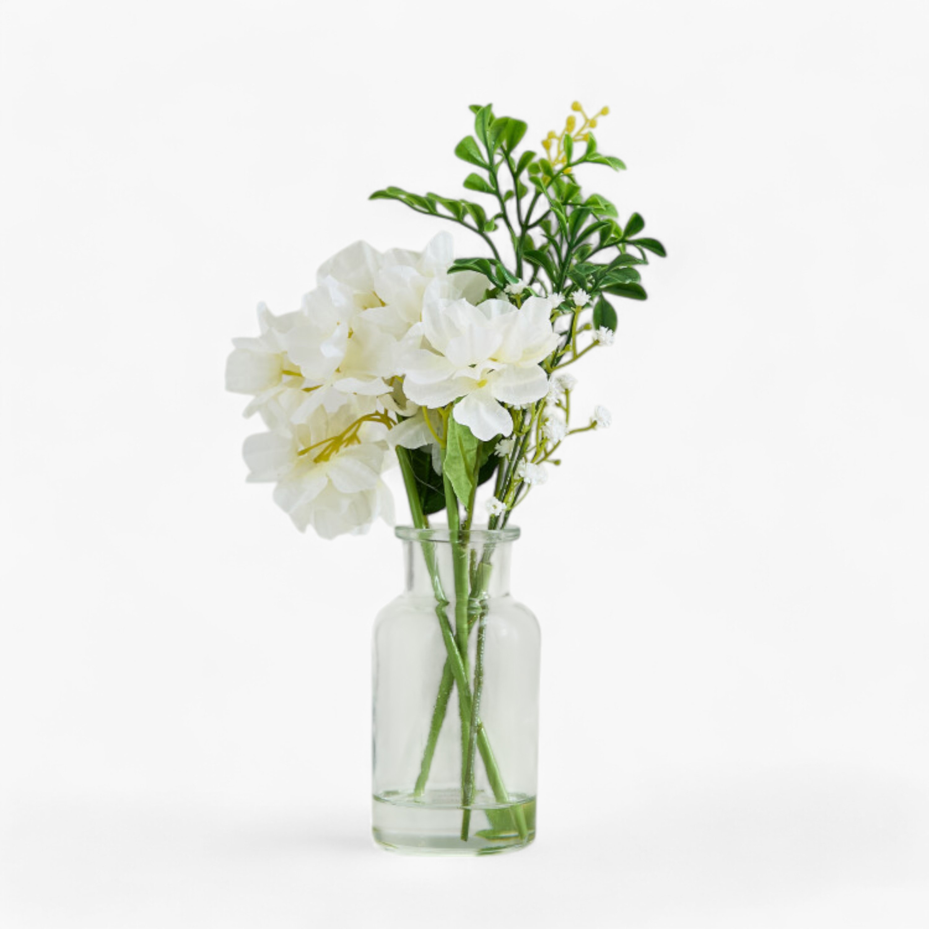 باقة زهور كوبية مع مياه في قارورة زجاج من ليارا - 33 سك-hbxdecorandfurnishings-homeaccessories-artificialflowersandplants-image-5