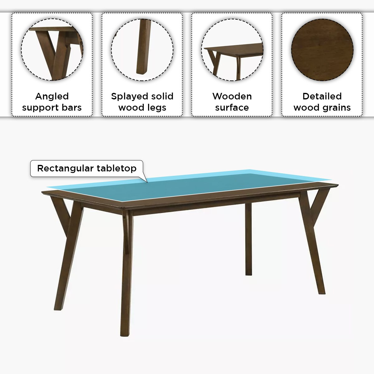 Ana 6-Seater Dining Table Set-hbxfurniture-diningtablesandsets-diningsets-sixseater-image-7