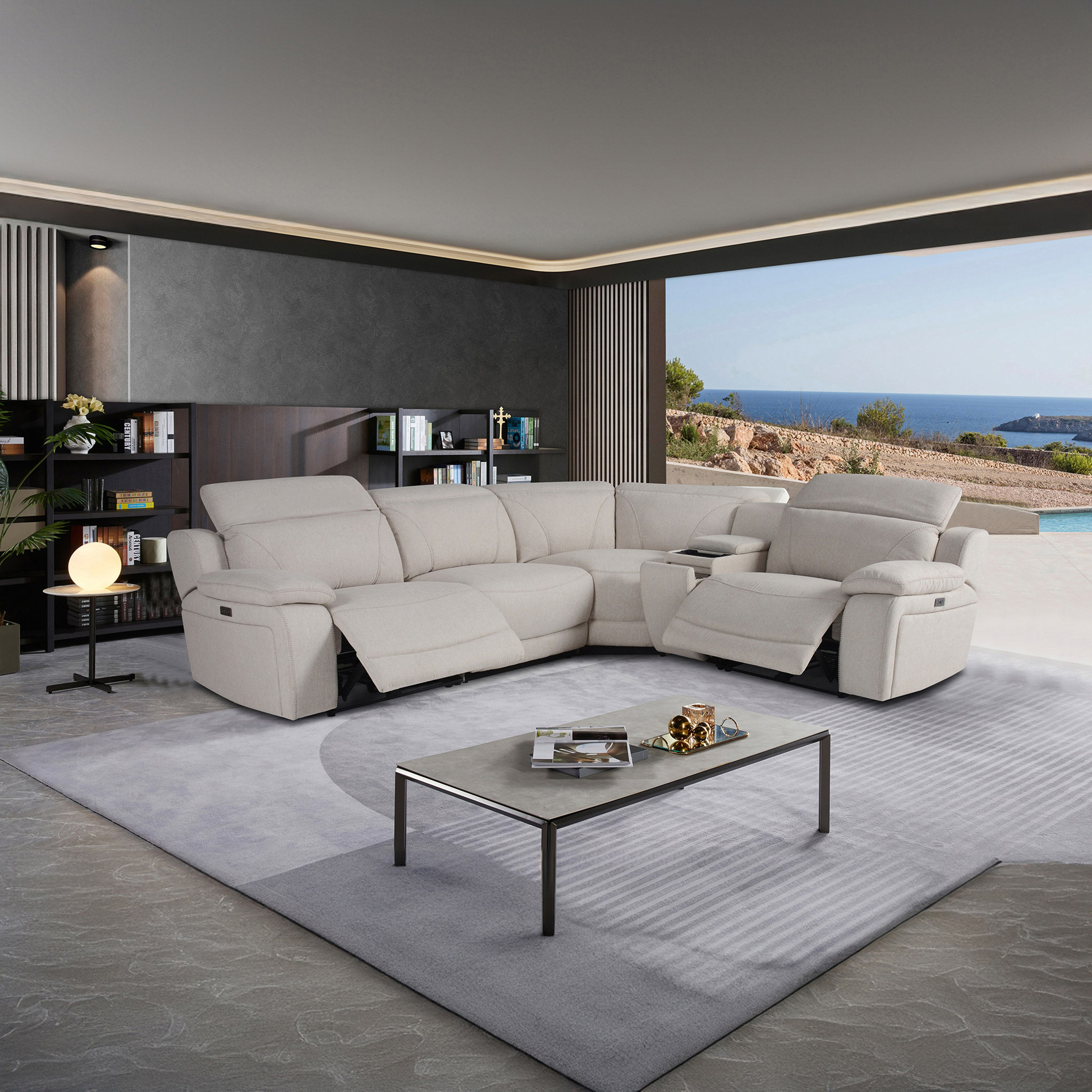 Luxemburg Power 4-Seater Console Storage Corner Sofa with Wireless Charging and 2 Reclining Seats-PROMO_HB_SA_HBX10_TH1000_NEW_031025-image-1