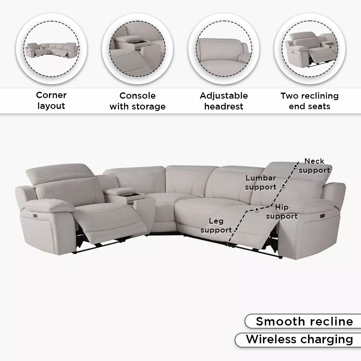 Luxemburg Power 4-Seater Console Storage Corner Sofa with Wireless Charging and 2 Reclining Seats-PROMO_HB_SA_HBX10_TH1000_NEW_031025-image-6
