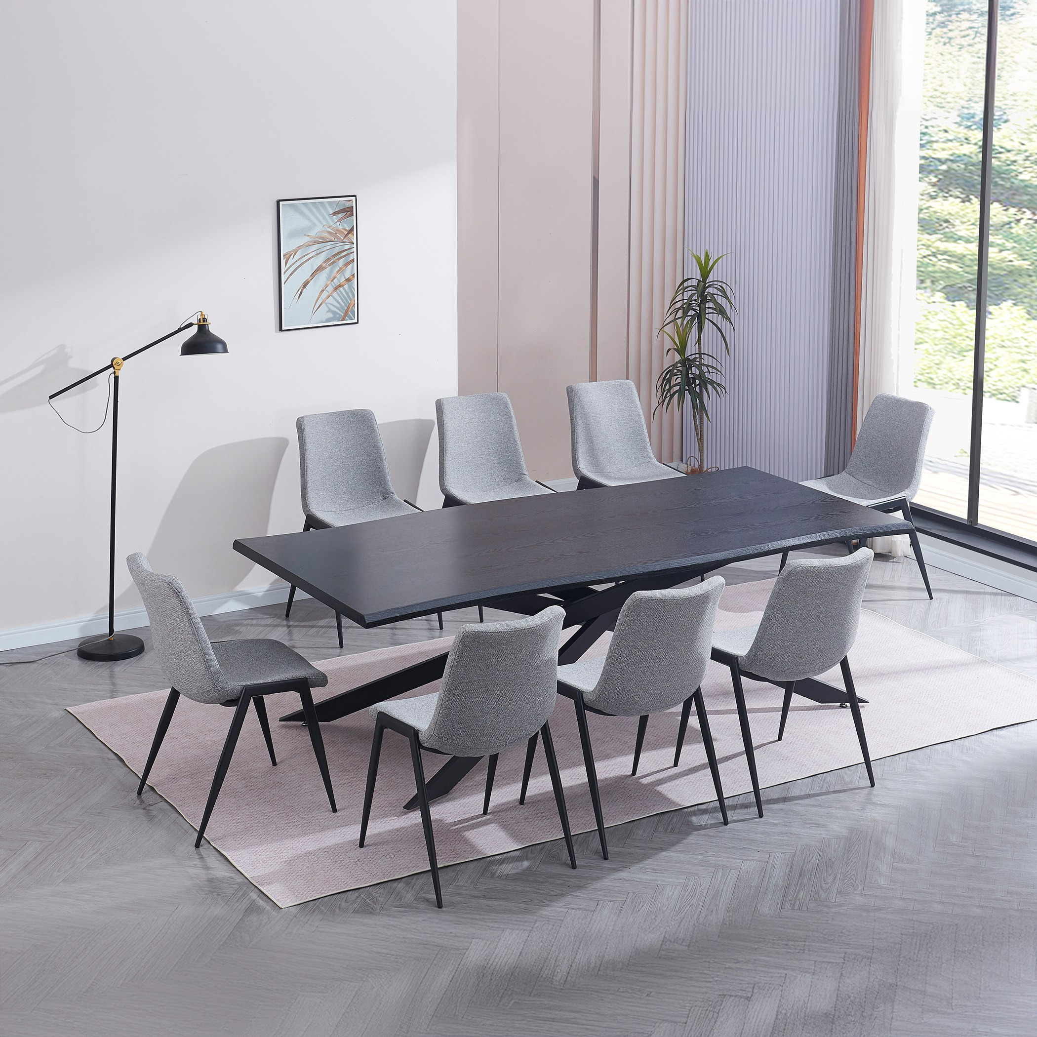 طقم طاولة سفرة 8 مقاعد من أندرسون-hbxfurniture-diningtablesandsets-diningsets-eightseater-image-1