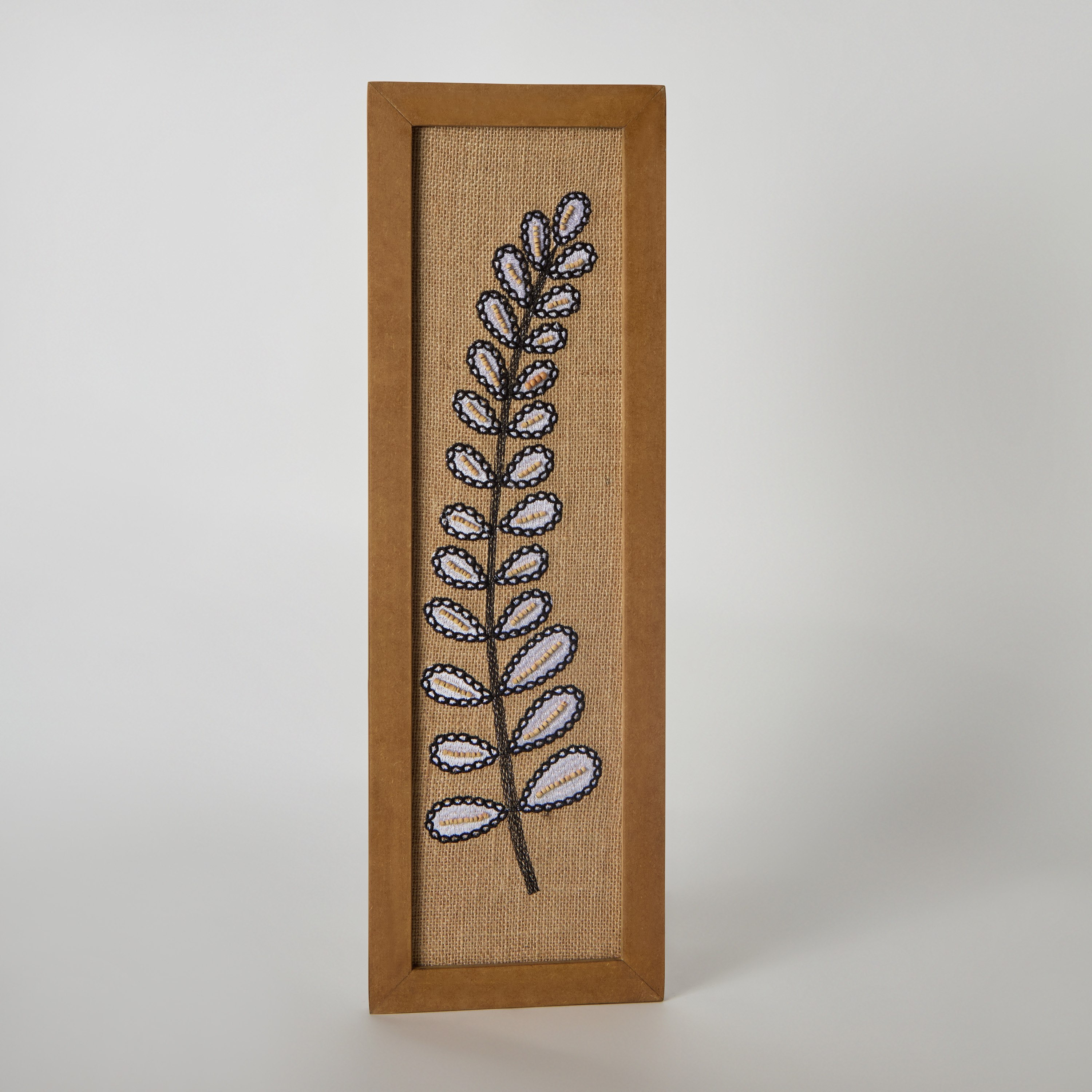 ديكور حائط خشبي بقماش الجوت المزين بالخرز من إنزو - 53x18 سم-hbxdiningroom-walldecor-wallart-image-5