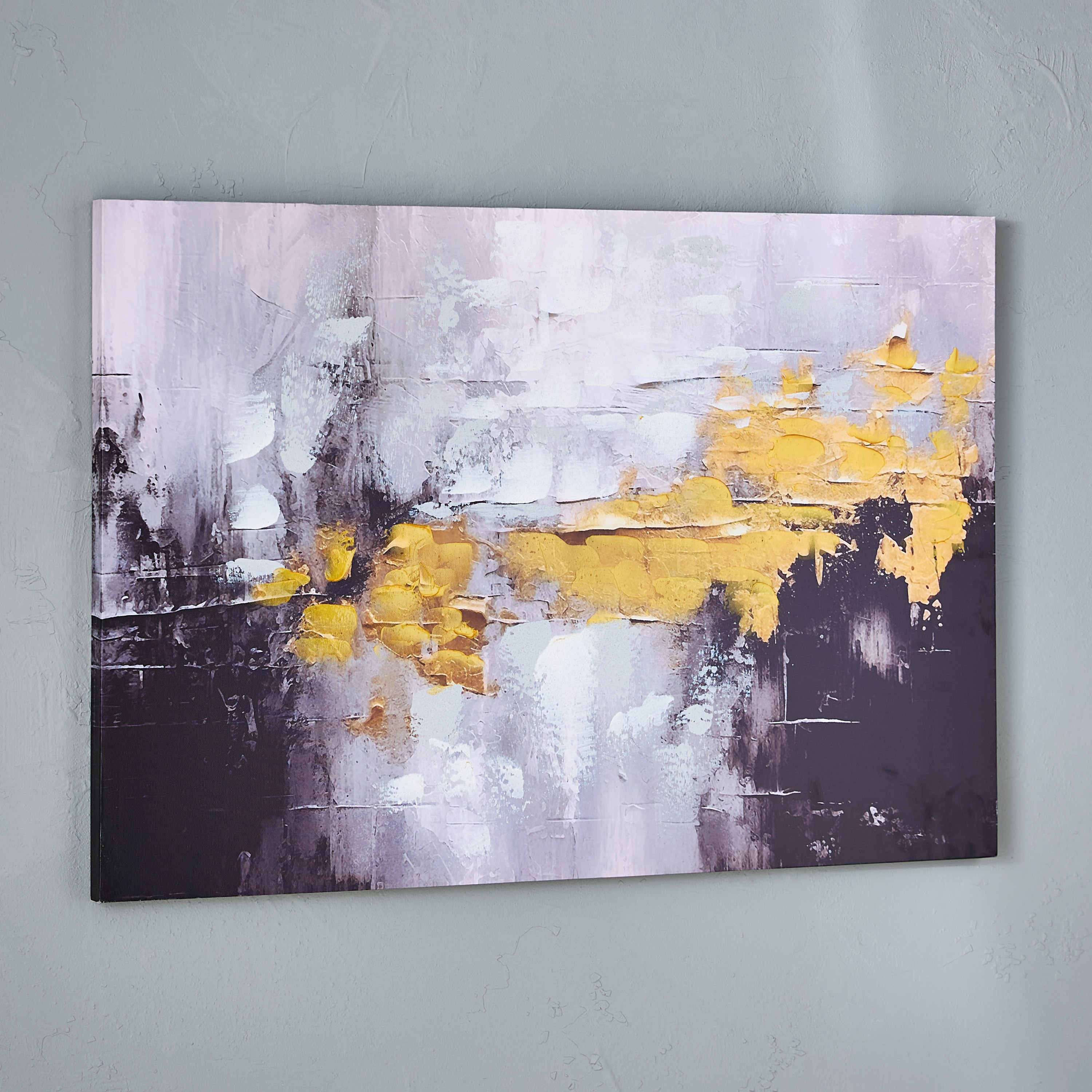 لوحة تجريدية مع 40% رسم يدوي من والمر - 90x2.5x60 سم-hbxhomeware-hbxdecorandfurnishings-image-1