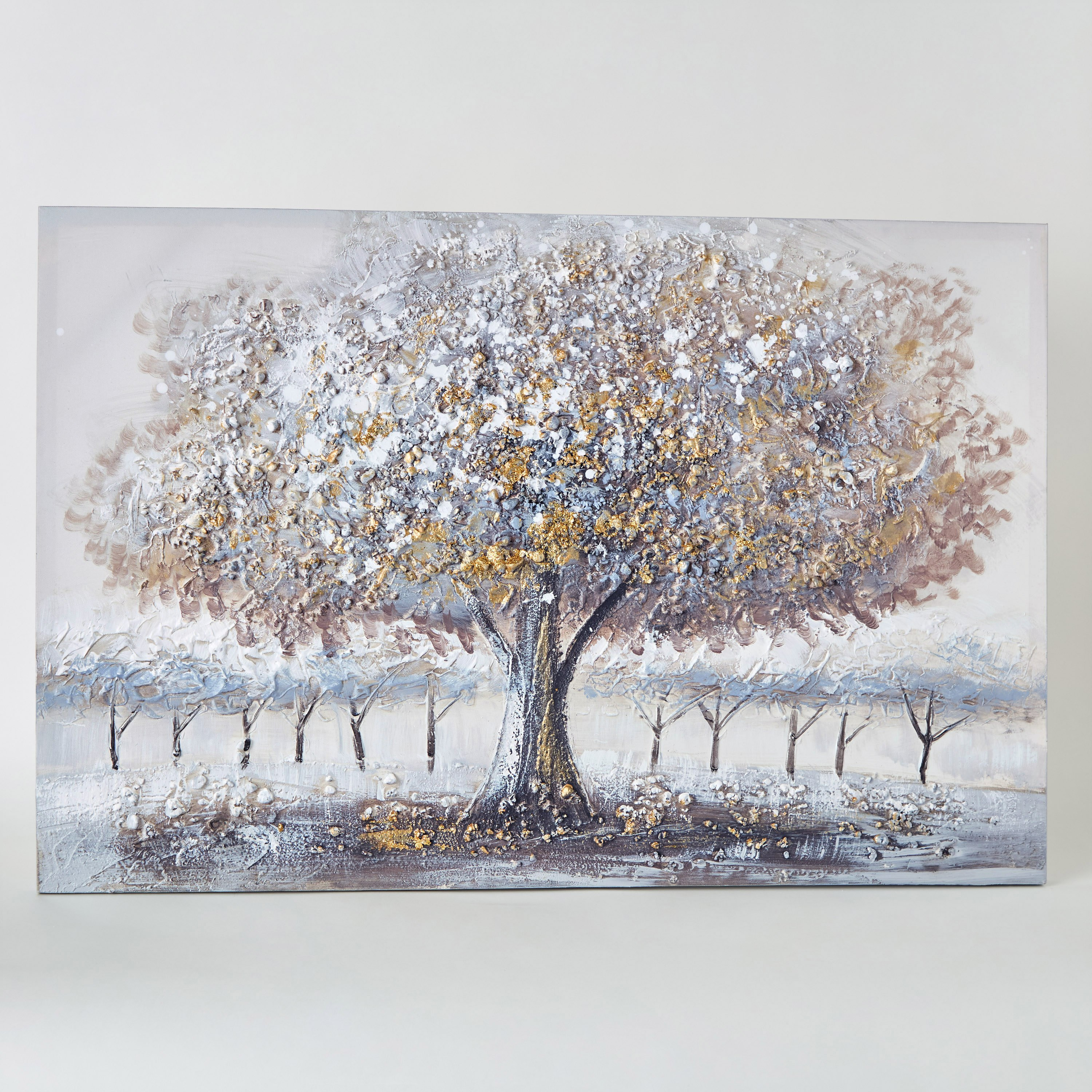 لوحة كانفاس خشبية مرسومة يدويًا مع أحجار من والمر - 90x3x60 سم-hbxhomeware-hbxdecorandfurnishings-image-5