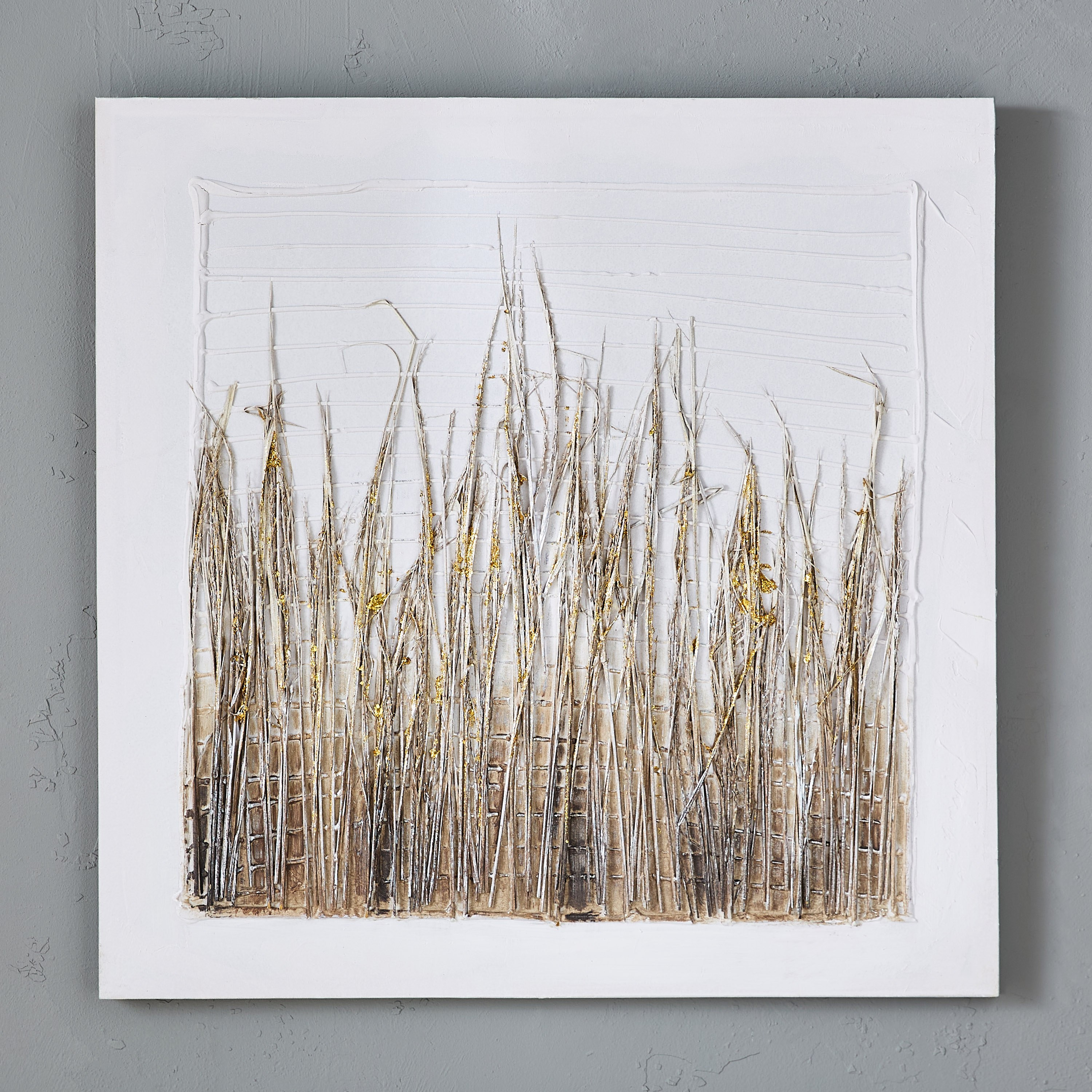 لوحة مرسومة يدويًا مع أعواد من وولمر - 80x3x80 سم-hbxhomeware-hbxdecorandfurnishings-image-2