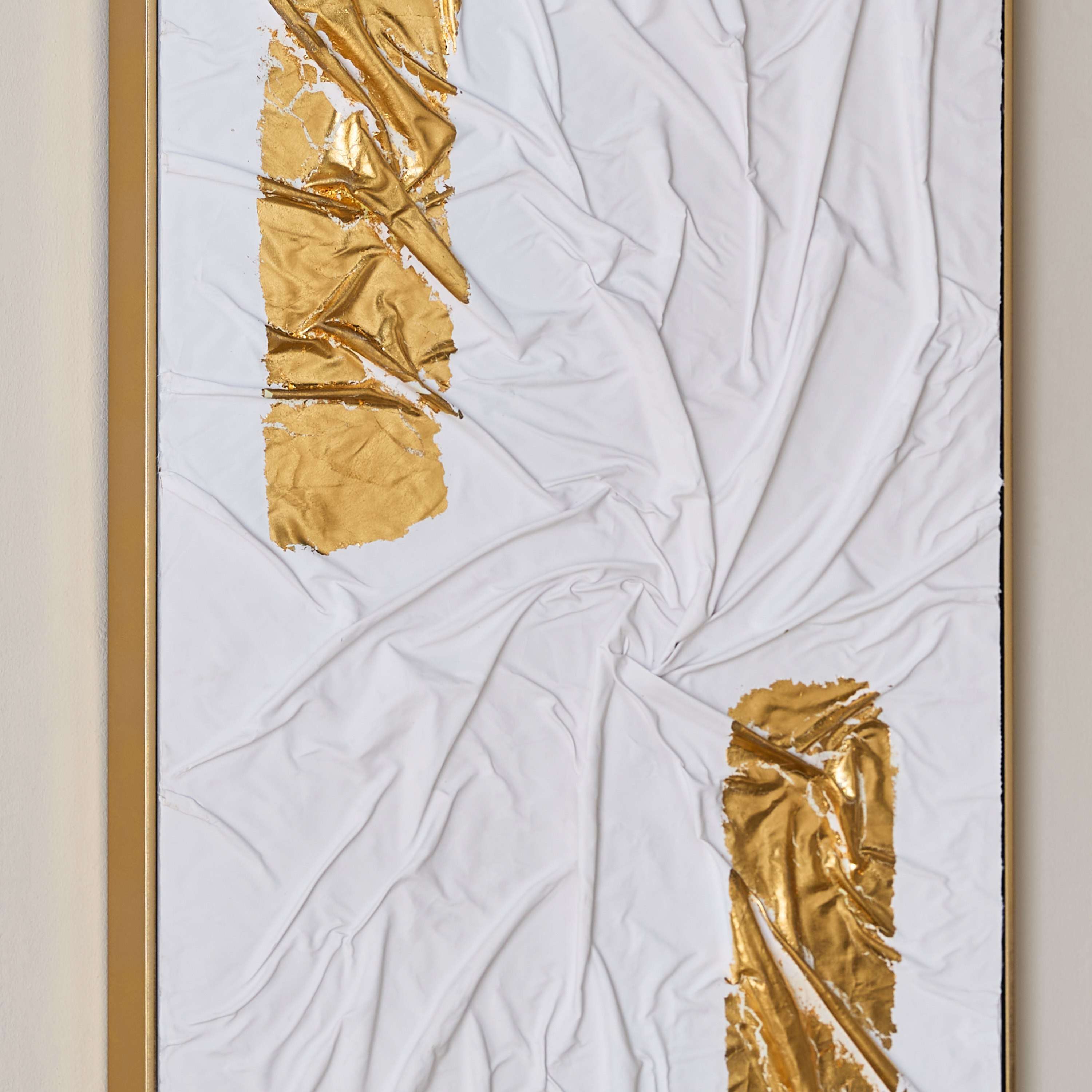 زينة حائط فويل مؤطرة مرسومة يدويًا من والمر - 62x4.5x122 سم-hbxhomeware-hbxdecorandfurnishings-image-3