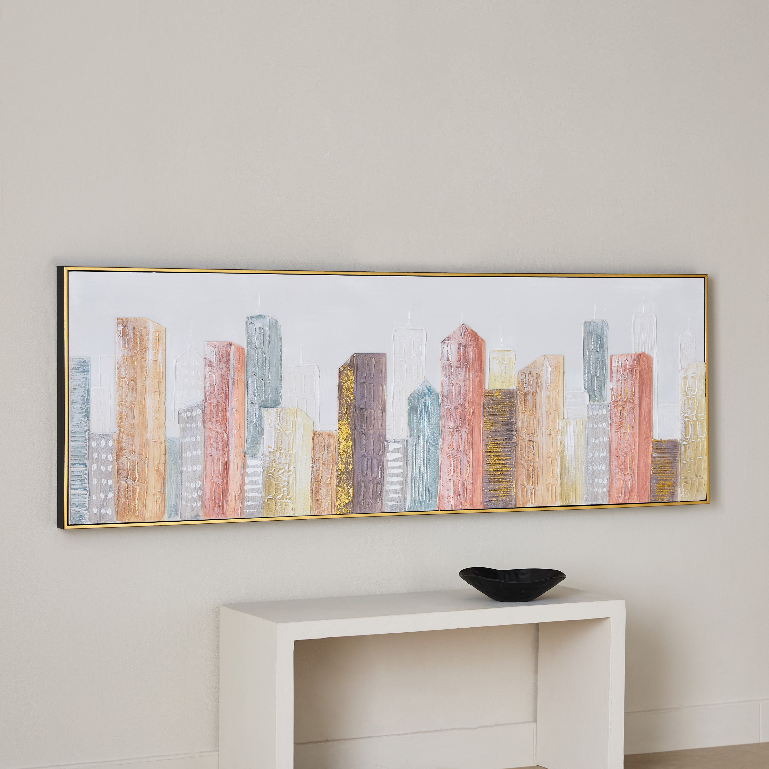 لوحة حائط مؤطرة سكاي لاين ثلاثية الأبعاد من وولمر - 152x4.5x52 سم-hbxhomeware-hbxdecorandfurnishings-image-1