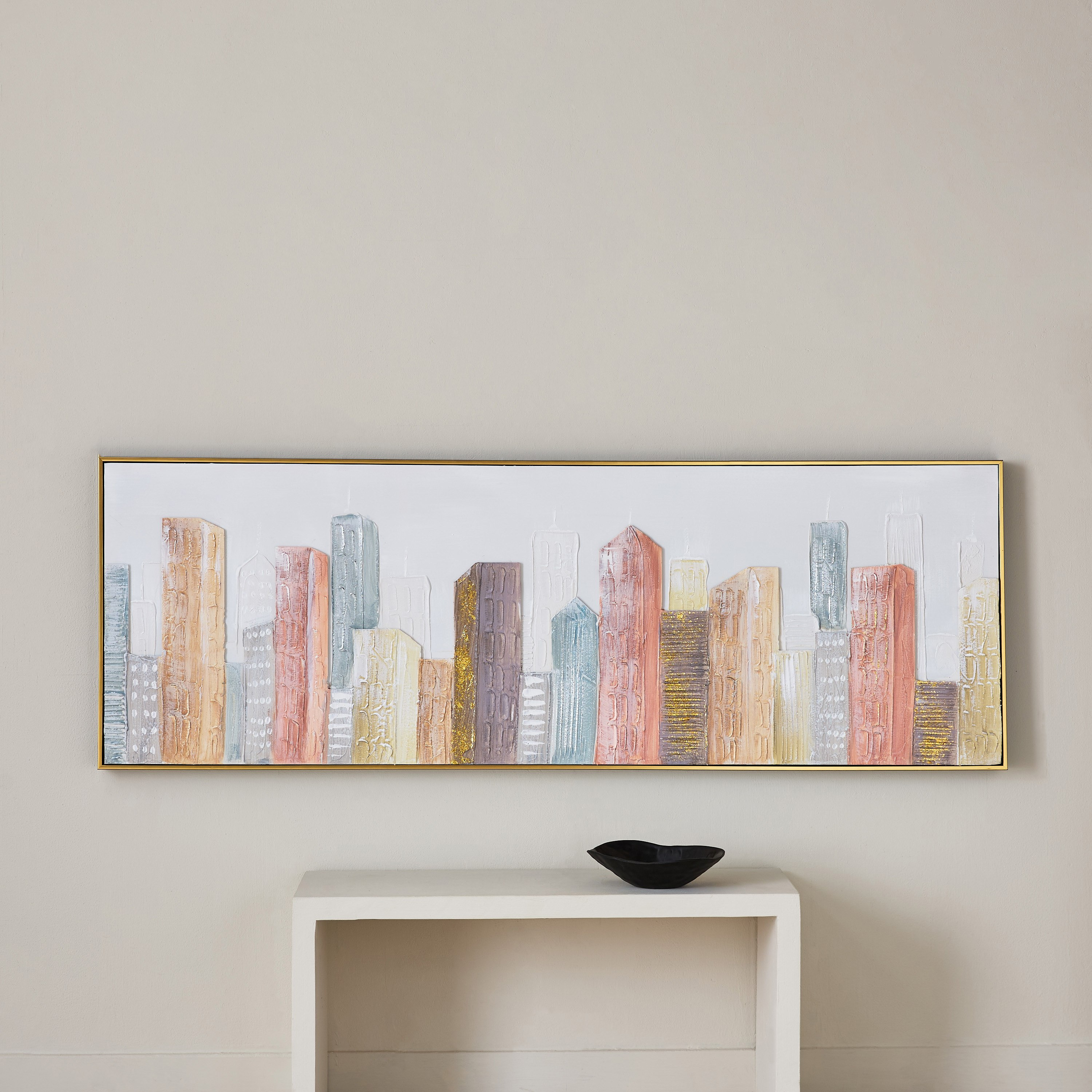 لوحة حائط مؤطرة سكاي لاين ثلاثية الأبعاد من وولمر - 152x4.5x52 سم-hbxhomeware-hbxdecorandfurnishings-image-2