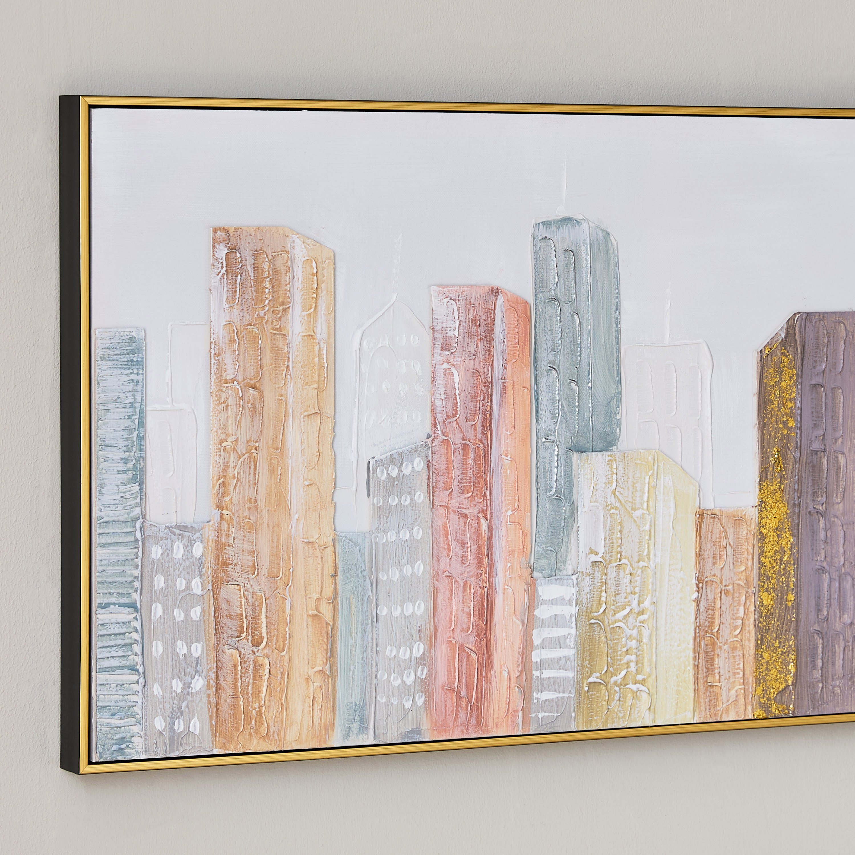 لوحة حائط مؤطرة سكاي لاين ثلاثية الأبعاد من وولمر - 152x4.5x52 سم-hbxhomeware-hbxdecorandfurnishings-image-3