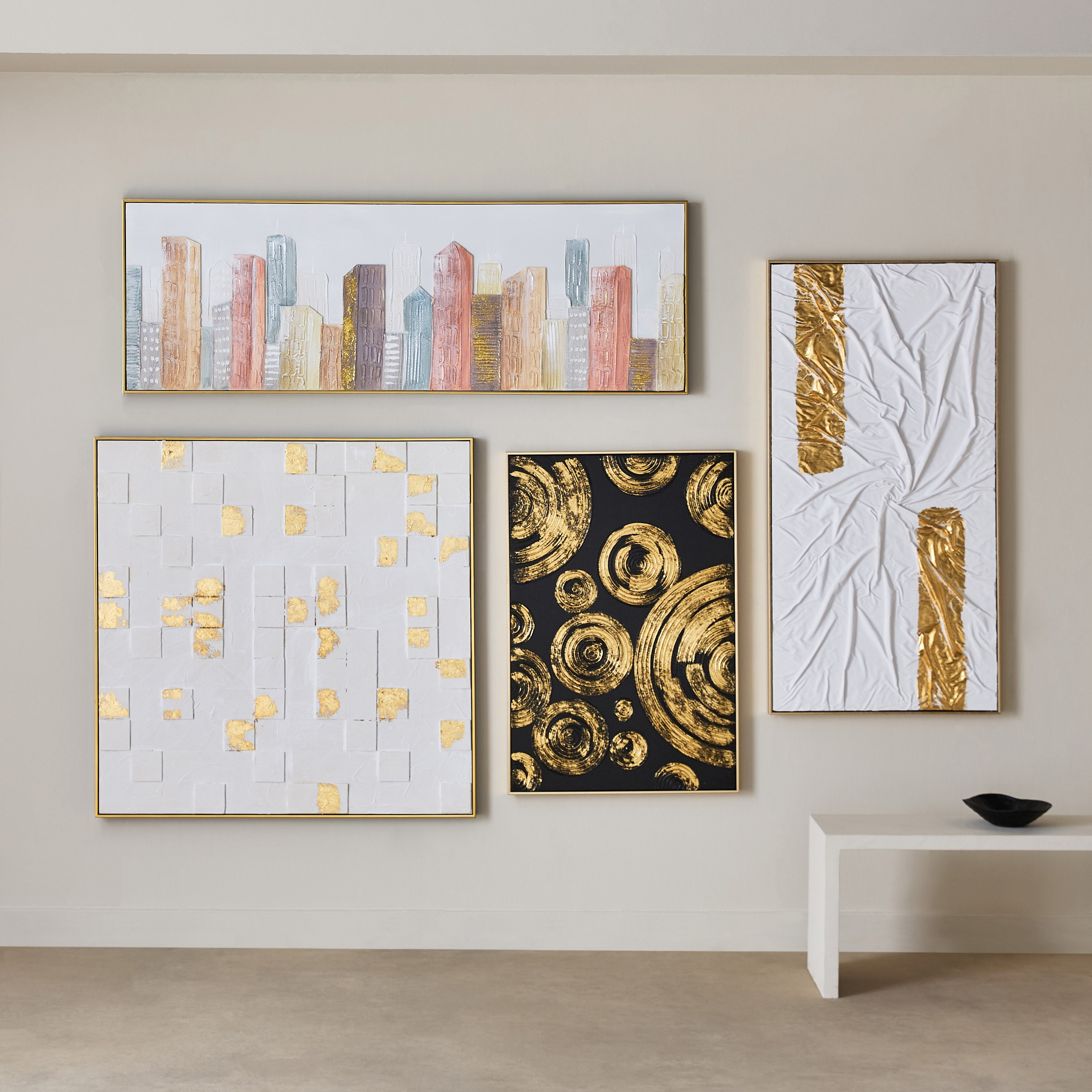 زينة حائط مؤطرة ثلاثية الأبعاد من وولمر - 102x4.5x102 سم-hbxhomeware-hbxdecorandfurnishings-image-4