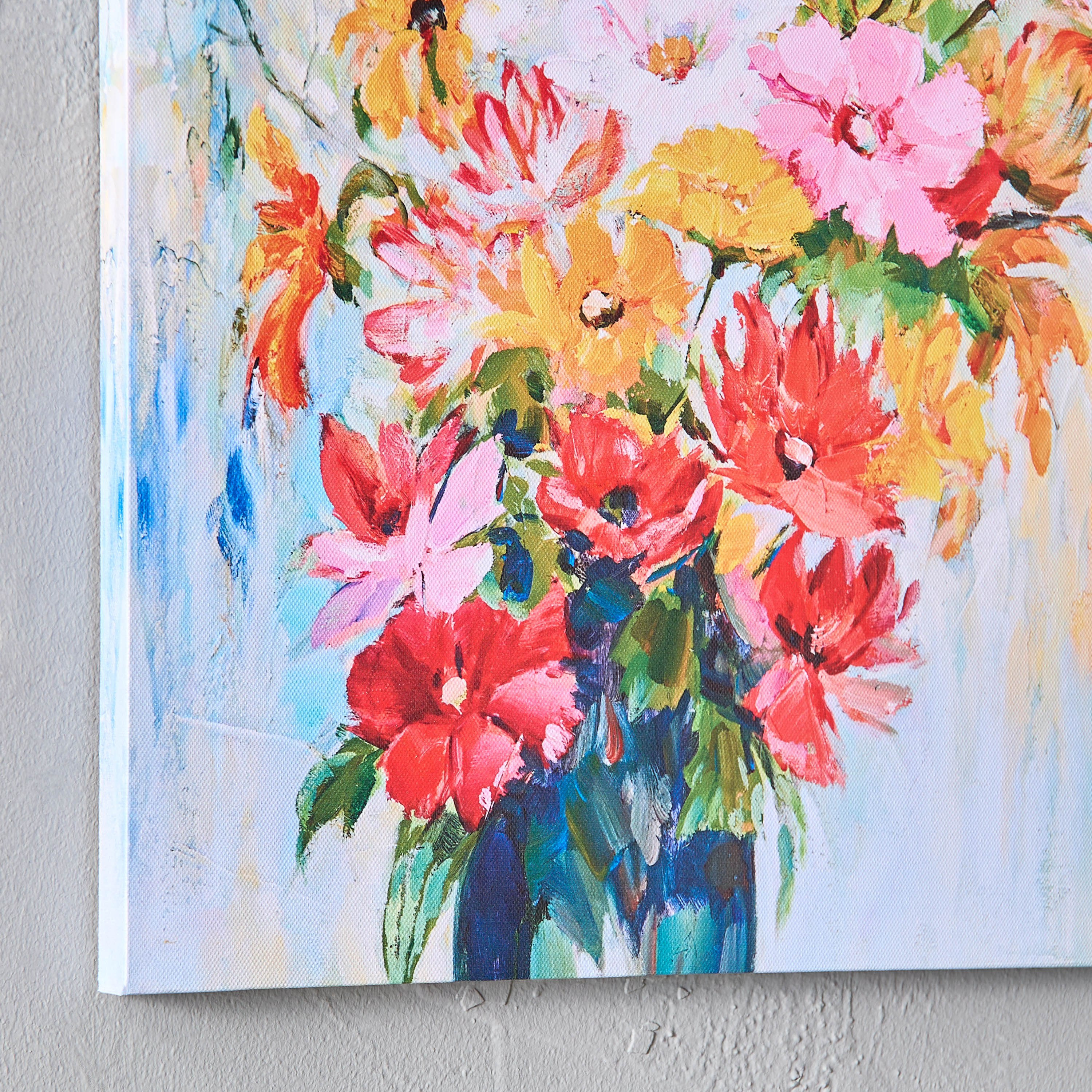 زينة حائط بإطار وطبعات زهور من وولمر - 40x1.8x40 سم-PROMO_HB_AE_B1G1_250925-image-3