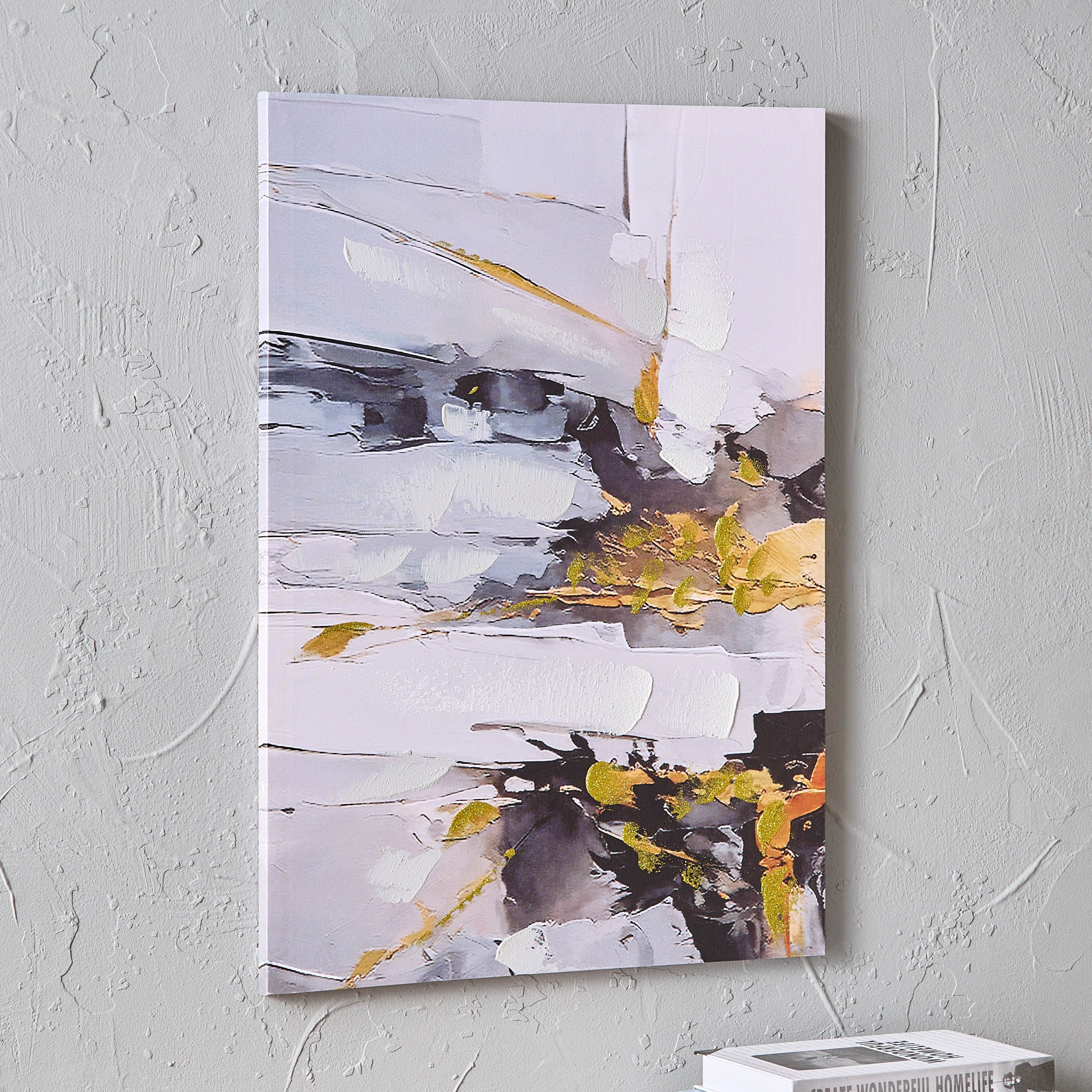 Walmer Abstract Print Hand Painted Framed Wall Art - 50x1.8x70 cm-hbxhomeware-hbxdecorandfurnishings-image-1