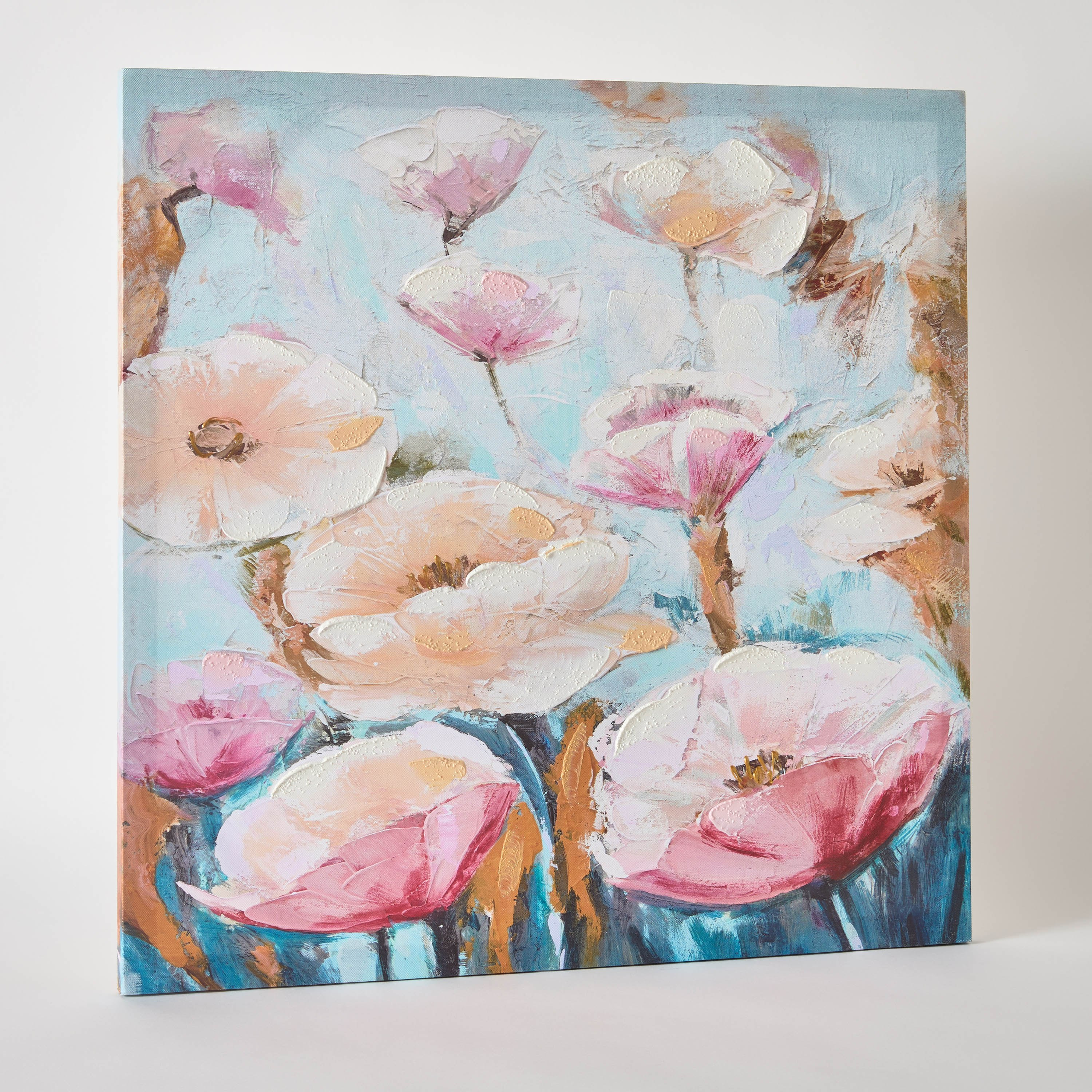 زينة حائط غير مؤطرة مرسومة يدويًا بطبعات زهور من وولمر- 60x2.5x60 سم-hbxhomeware-hbxdecorandfurnishings-image-5