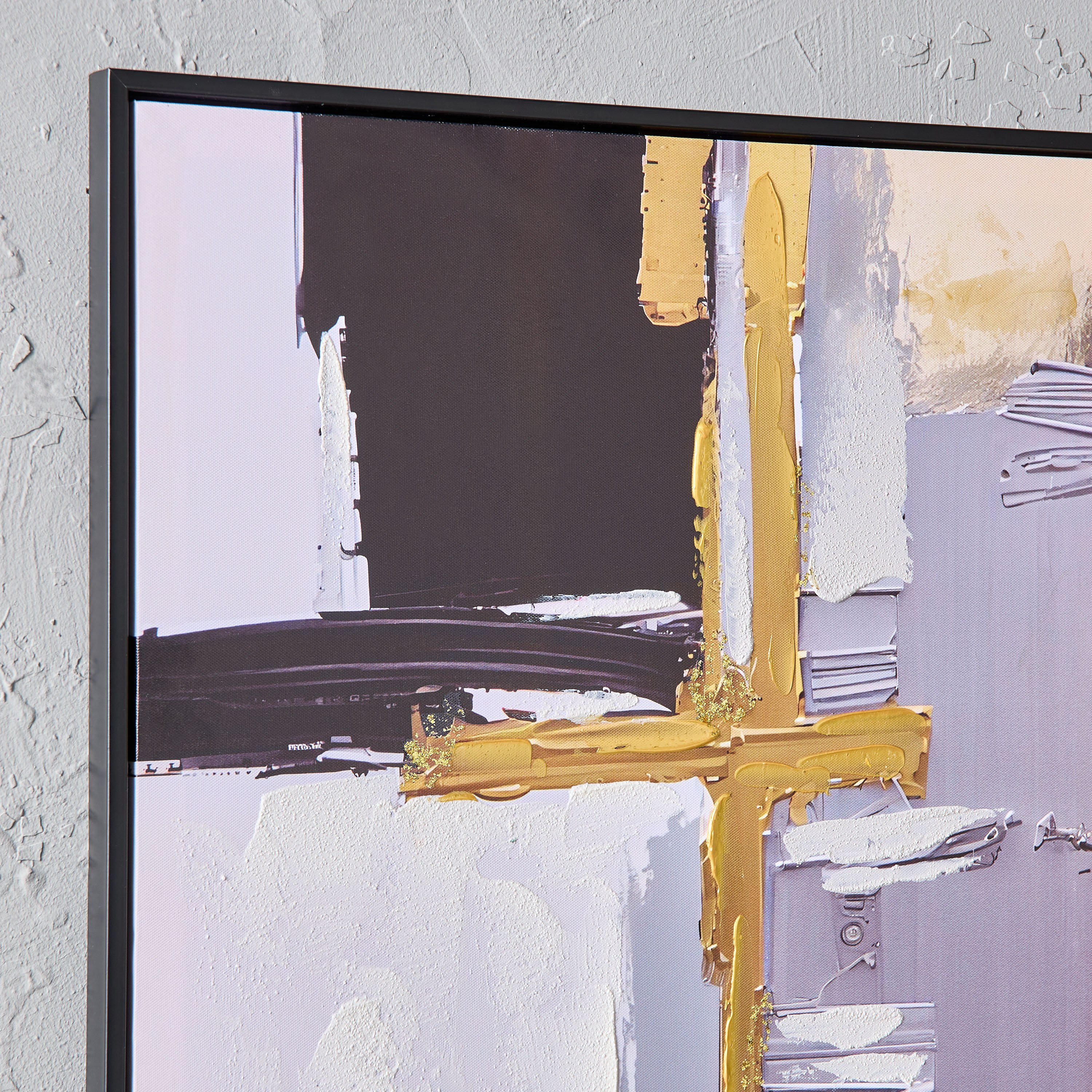 Walmer 40% Hand Painting Abstract Framed Wall Art - 52.5x2.8x72.5-hbxhomeware-hbxdecorandfurnishings-image-3