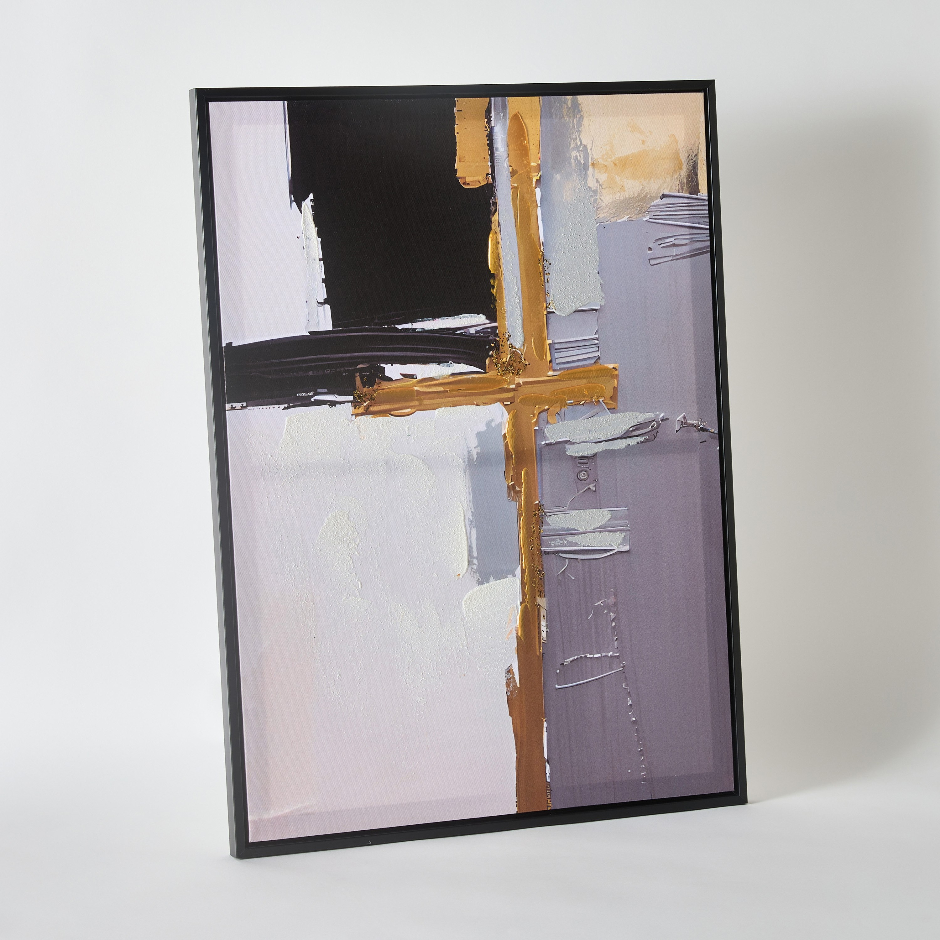Walmer 40% Hand Painting Abstract Framed Wall Art - 52.5x2.8x72.5-hbxhomeware-hbxdecorandfurnishings-image-5