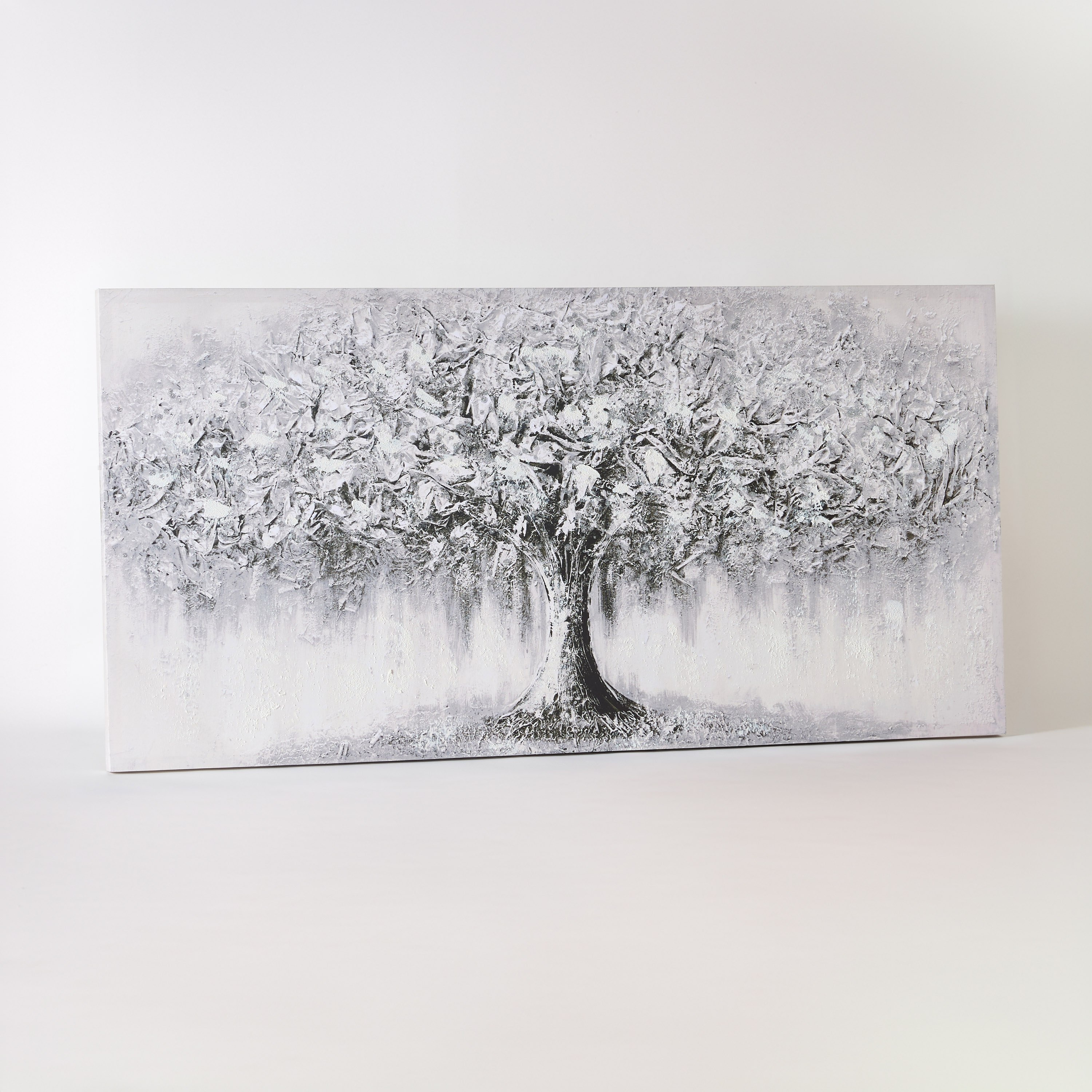 زينة حائط غير مؤطرة مرسومة يدويًا بطبعات شجرة ثلاثية الأبعاد من وولمر - 60x3x120 سم-hbxhomeware-hbxdecorandfurnishings-image-5