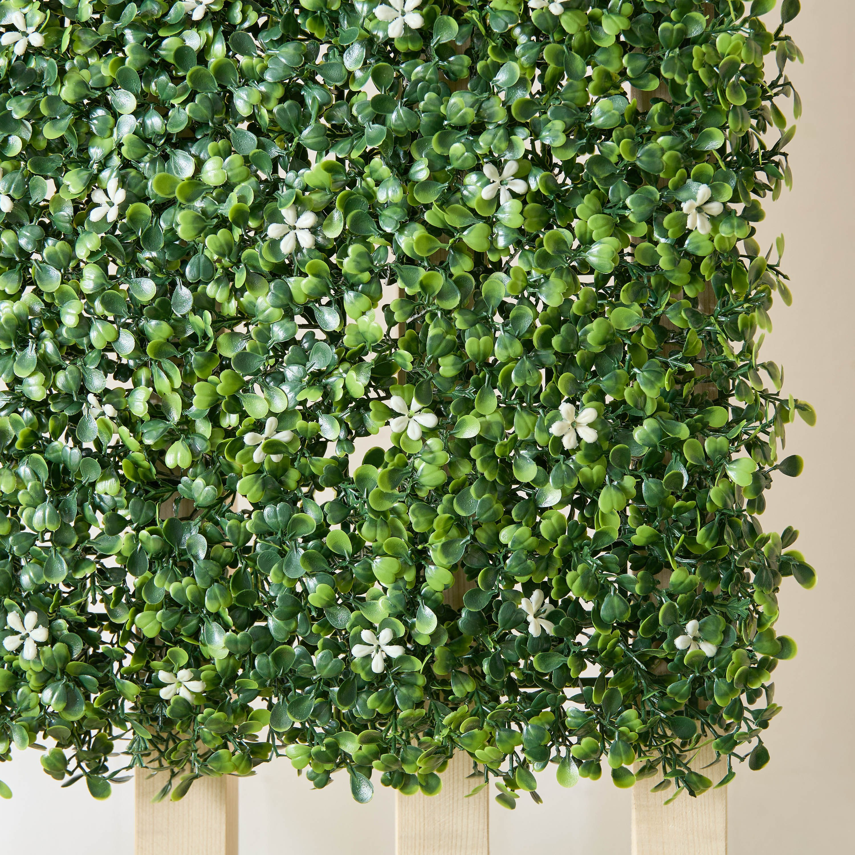 Delsa Artificial Hedge Mats Boxwood Jasmine - 50x50 cm-hbxdecorandfurnishings-homeaccessories-artificialflowersandplants-image-3