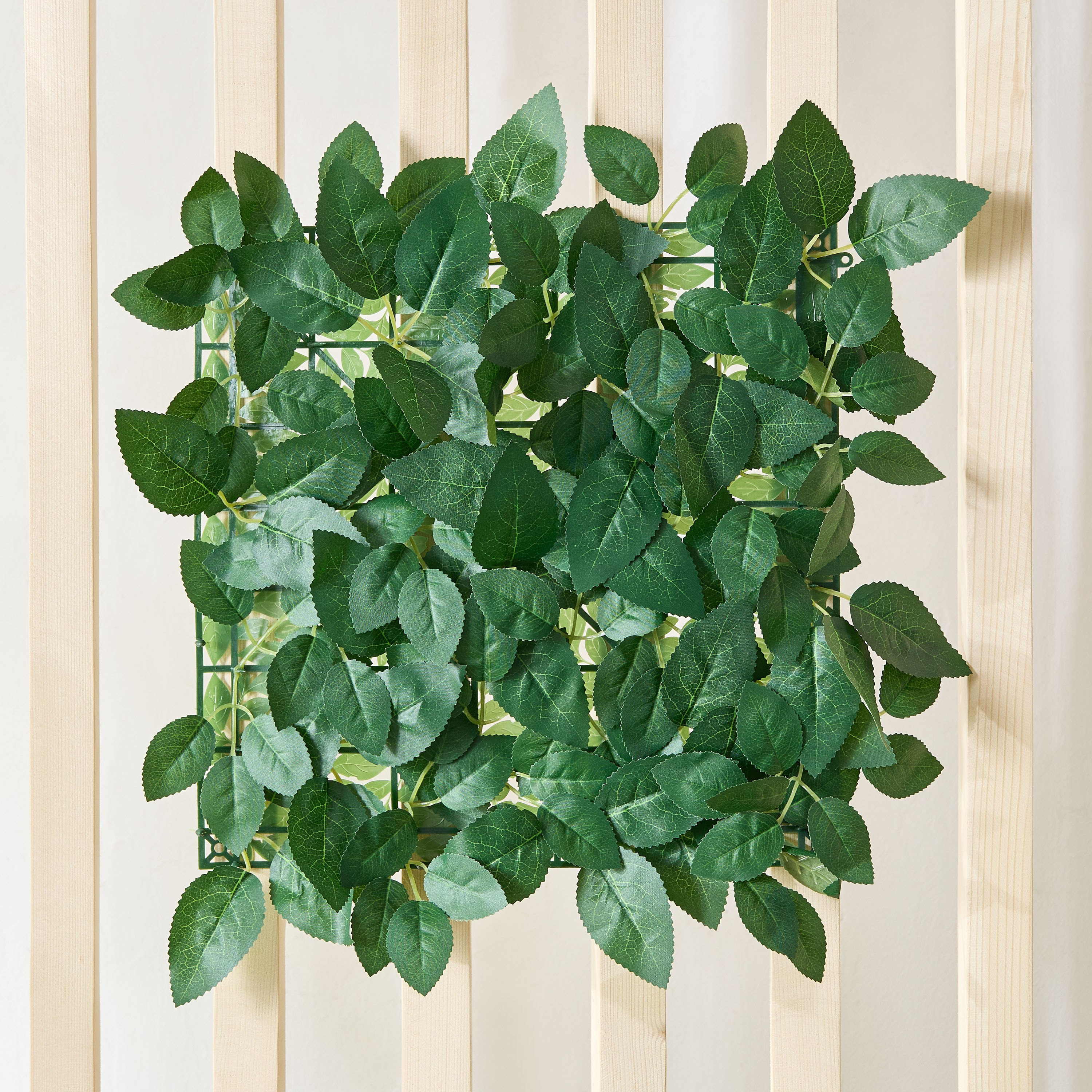 Delsa Artificial Hedge Mats Rose Leaf - 33x33 cm-hbxdecorandfurnishings-homeaccessories-artificialflowersandplants-image-2
