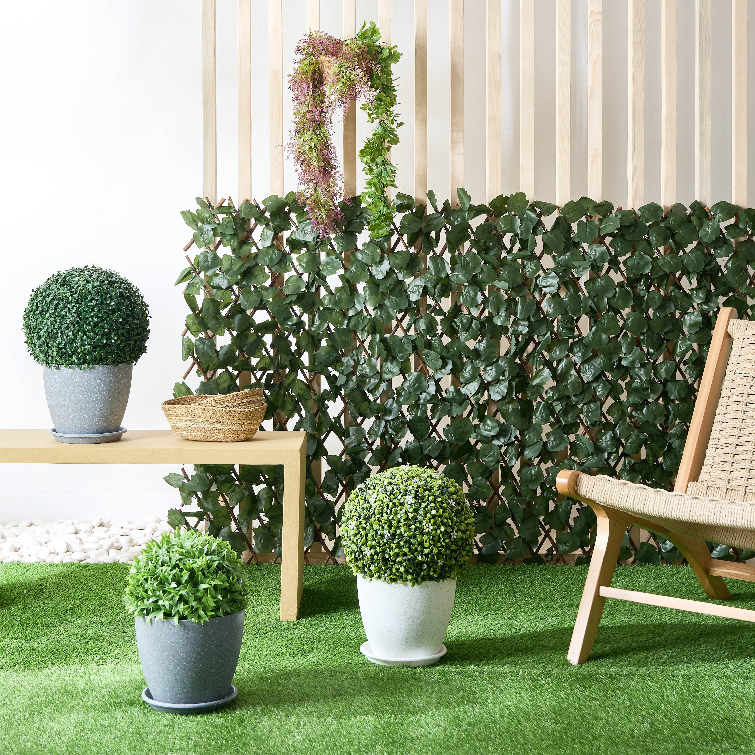 سياج من خشب القيقب الصناعي من ديلسا - 90×180 سم-hbxdecorandfurnishings-homeaccessories-artificialflowersandplants-image-4