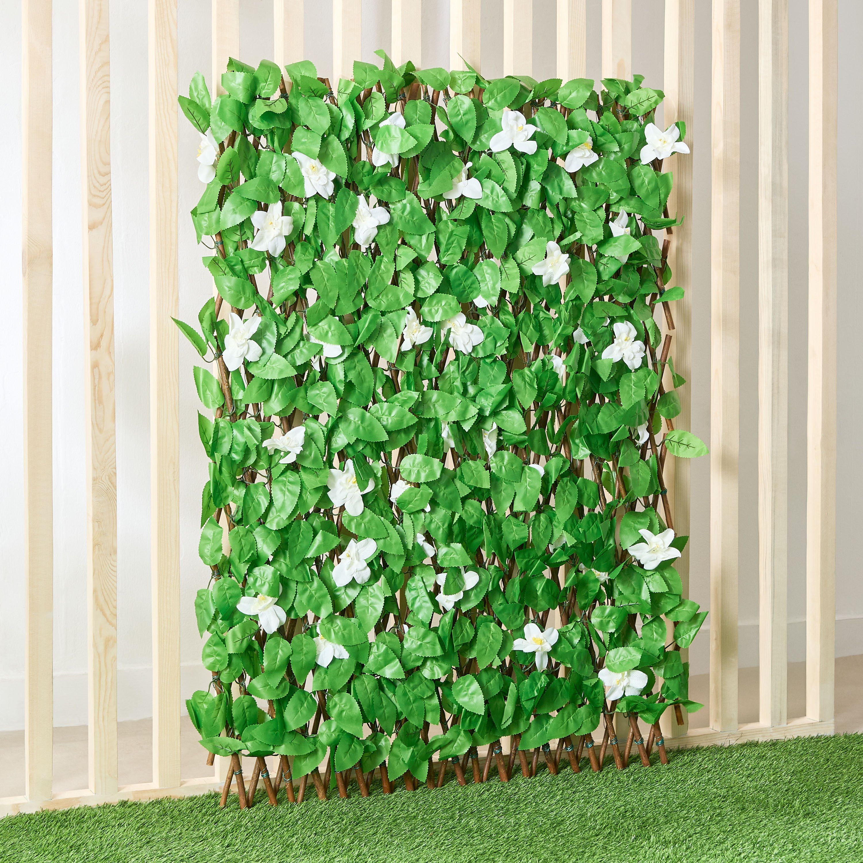 سياج زهور ديلسا الصناعية - 90×180 سم-hbxdecorandfurnishings-homeaccessories-artificialflowersandplants-image-1
