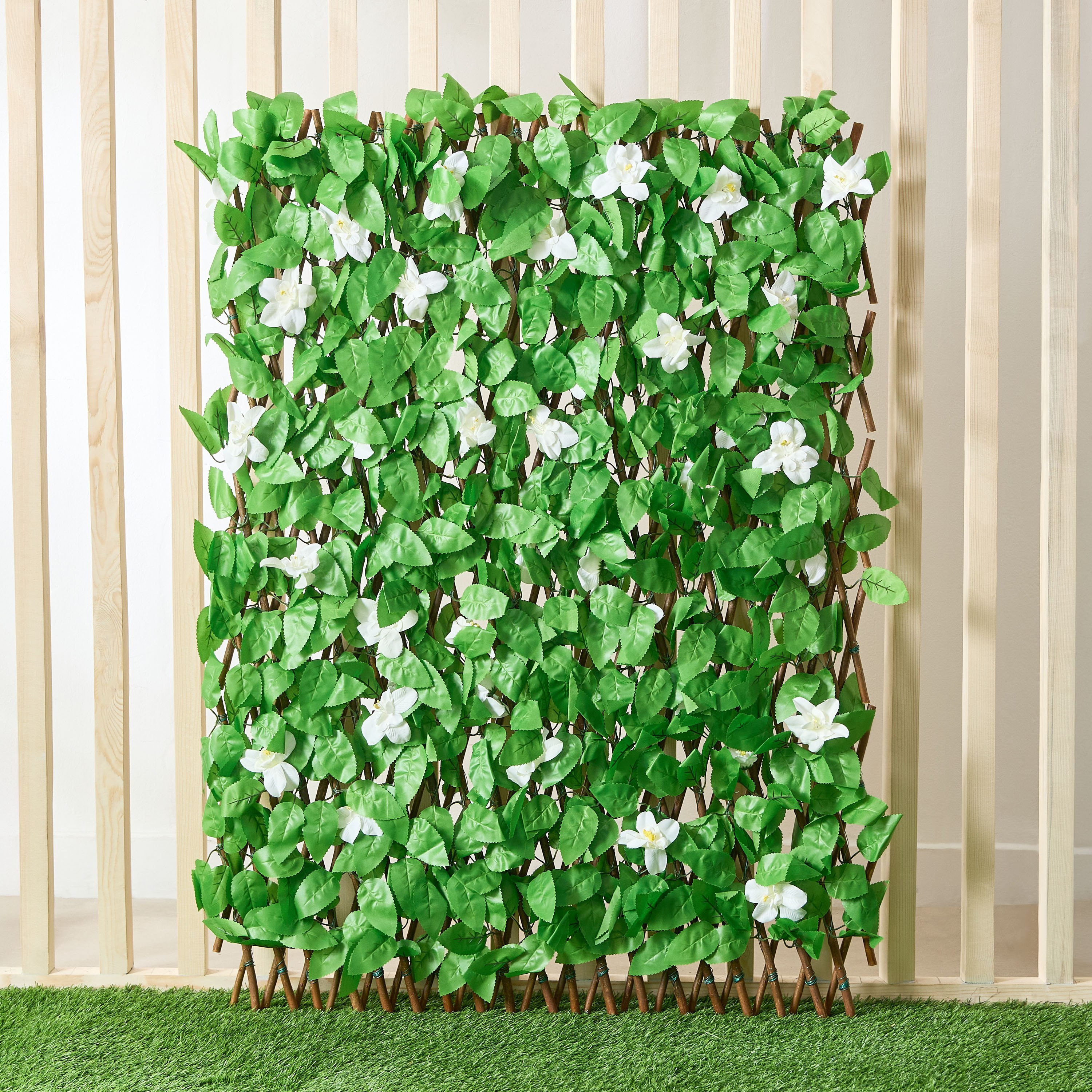 سياج زهور ديلسا الصناعية - 90×180 سم-hbxdecorandfurnishings-homeaccessories-artificialflowersandplants-image-2