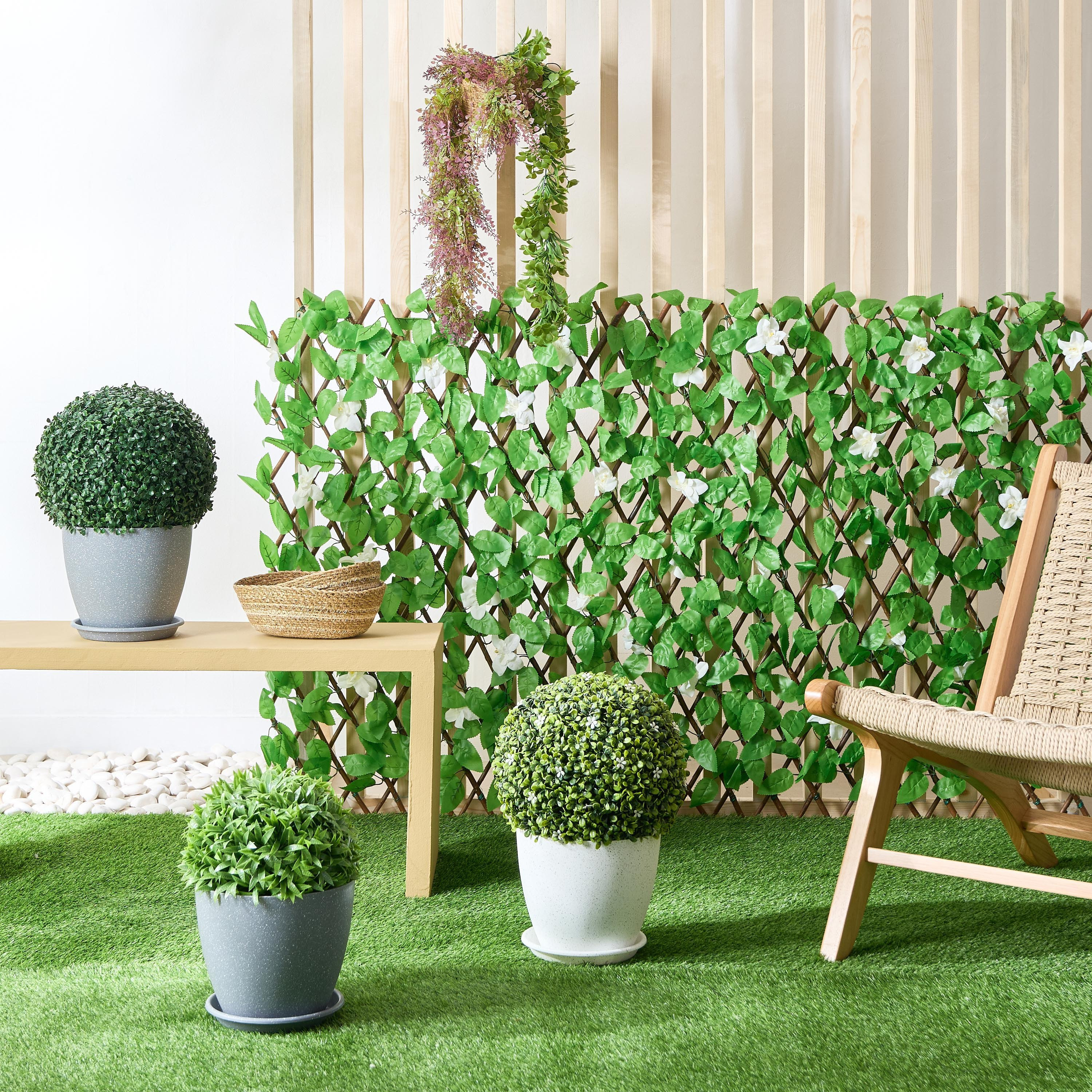 سياج زهور ديلسا الصناعية - 90×180 سم-hbxdecorandfurnishings-homeaccessories-artificialflowersandplants-image-4